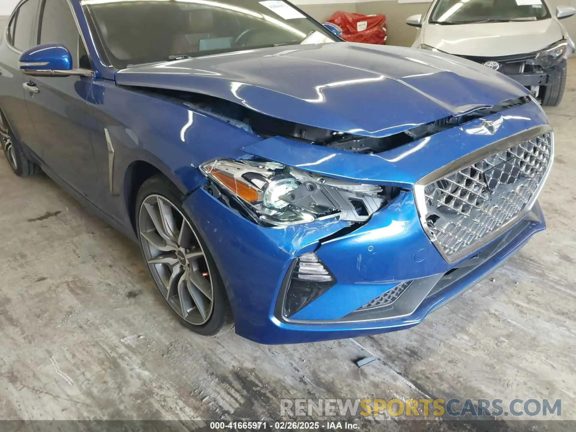 6 Фотография поврежденного автомобиля KMTG44LA4MU073743 GENESIS G70 2021