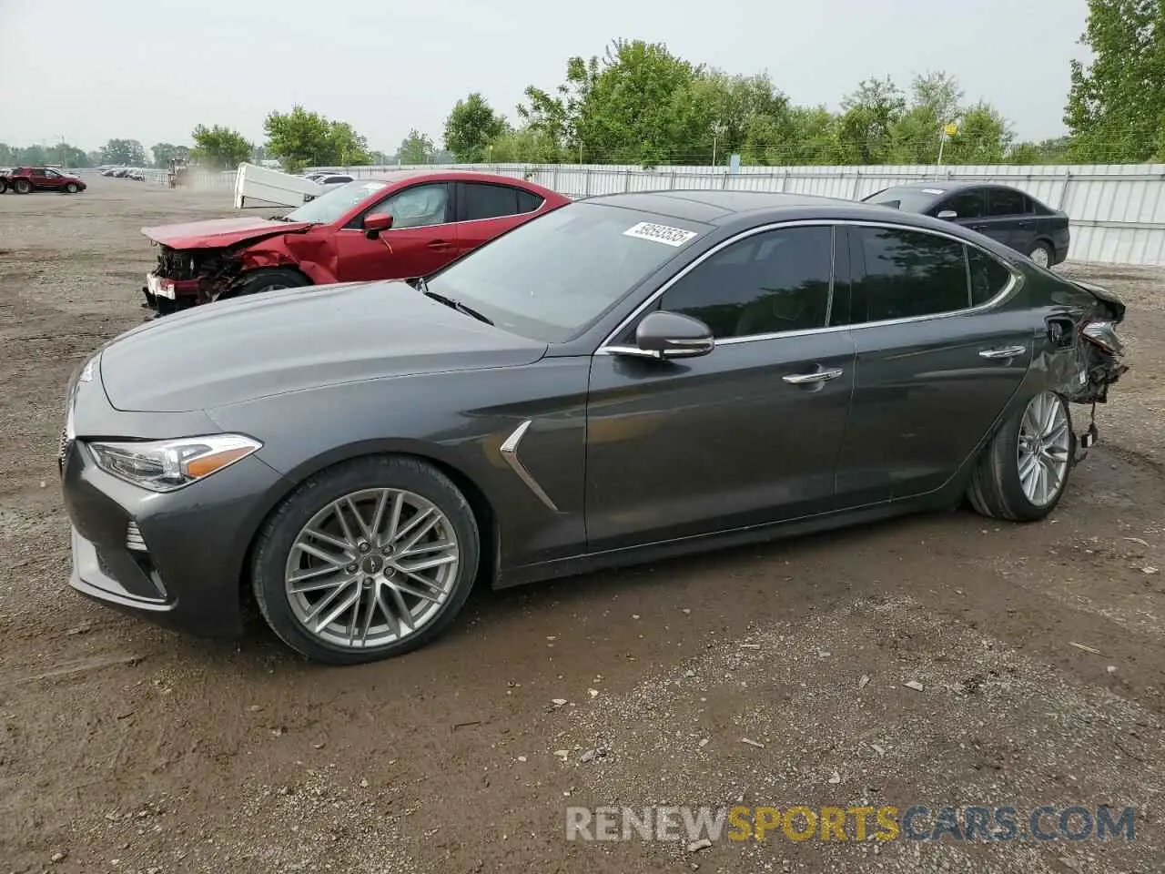 1 Фотография поврежденного автомобиля KMTG64LA0MU065875 GENESIS G70 2021
