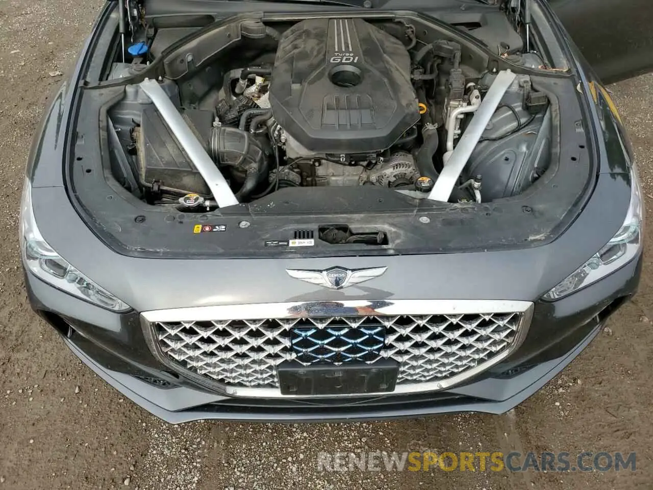 11 Фотография поврежденного автомобиля KMTG64LA0MU065875 GENESIS G70 2021