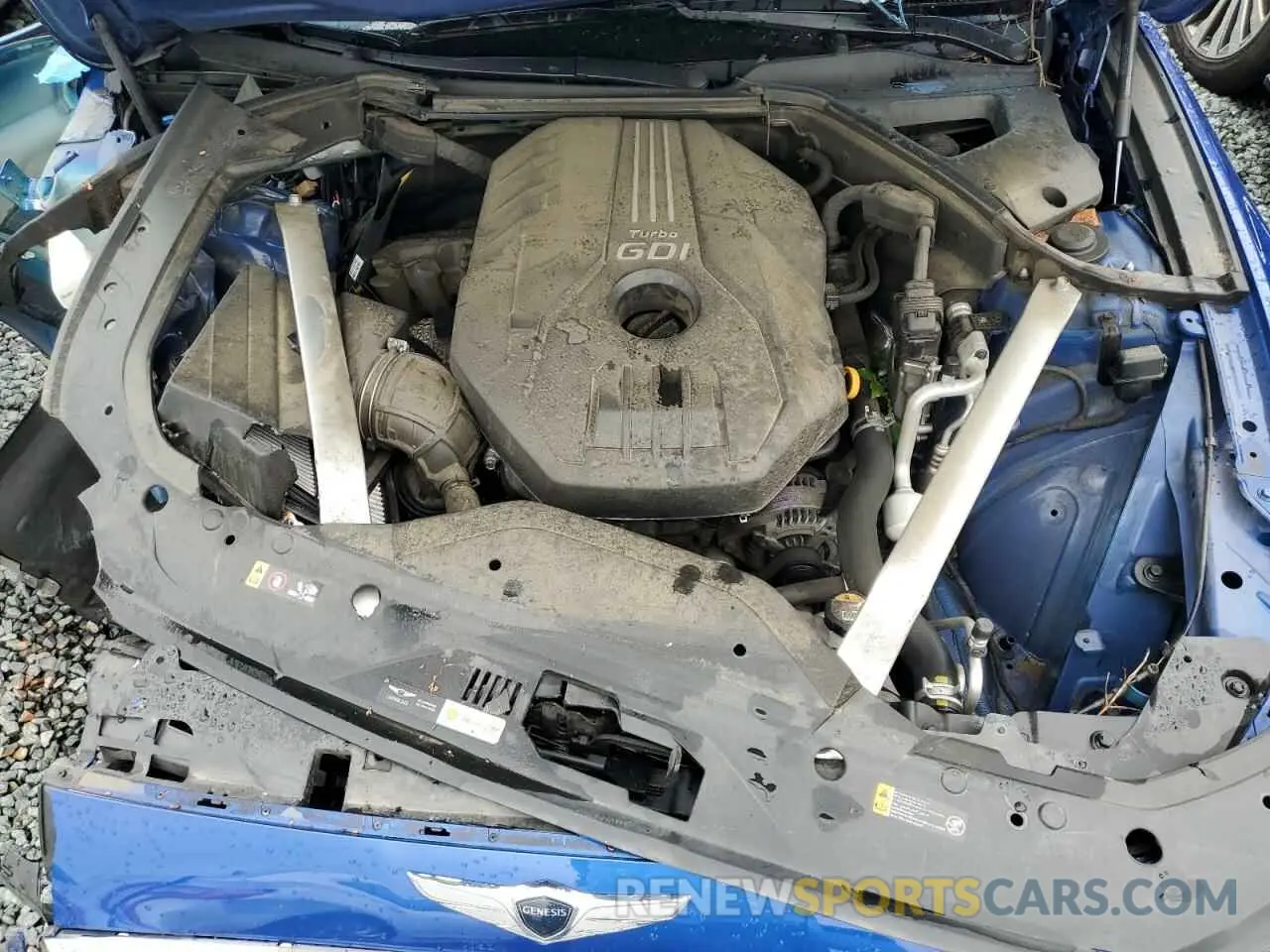 11 Photograph of a damaged car KMTG64LA1MU075945 GENESIS G70 2021
