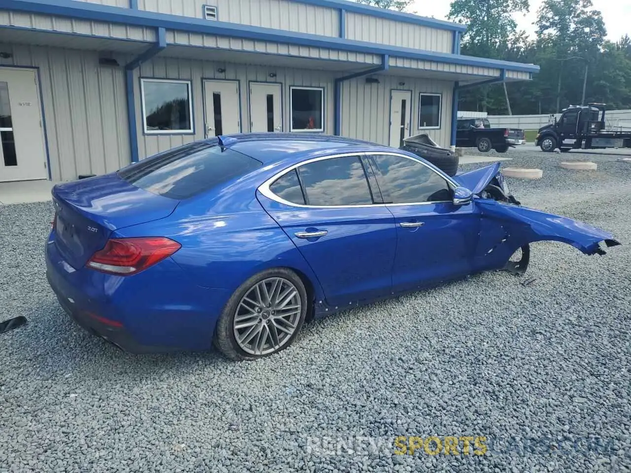 3 Photograph of a damaged car KMTG64LA1MU075945 GENESIS G70 2021