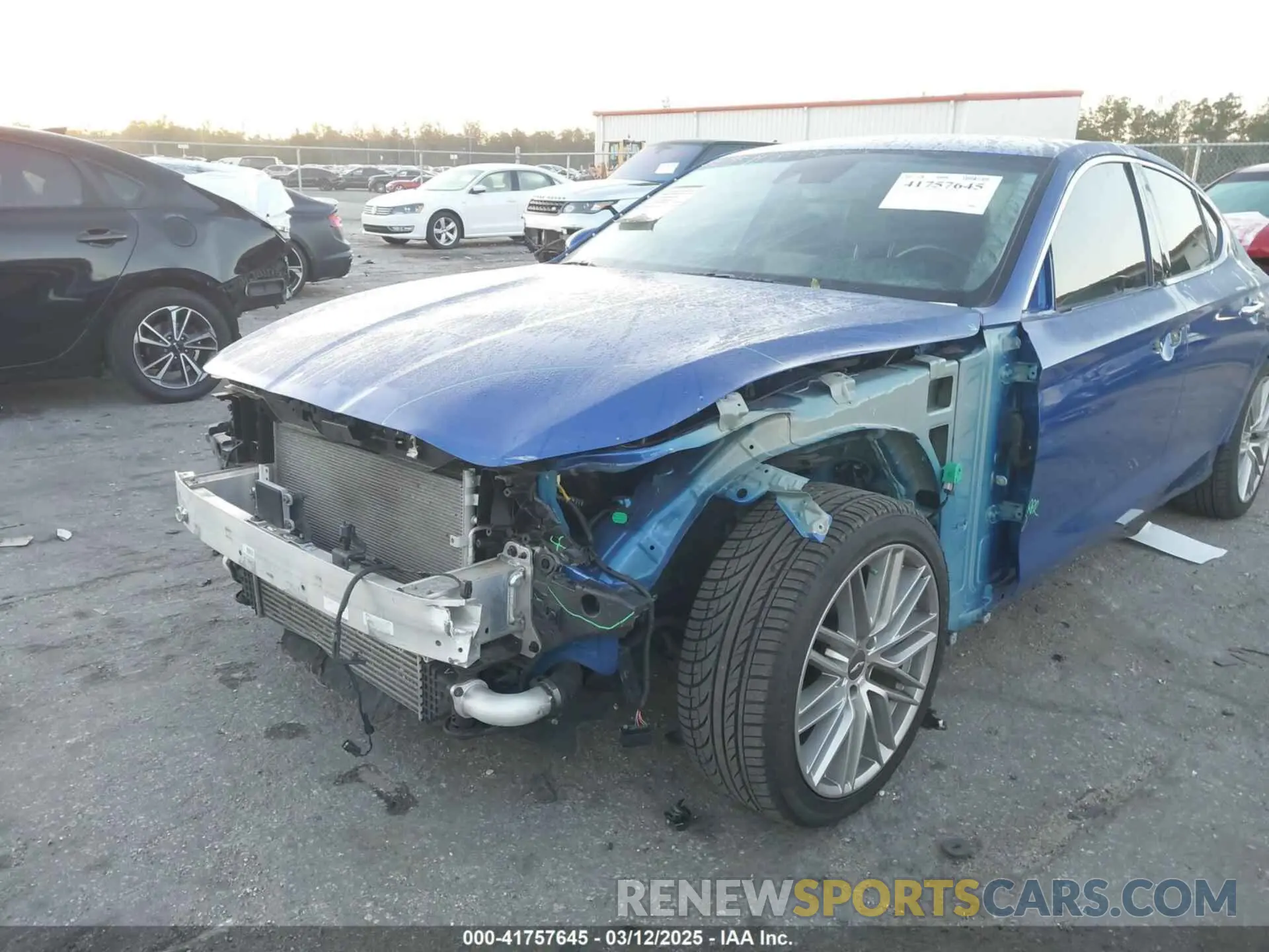 6 Photograph of a damaged car KMTG64LA9MU067141 GENESIS G70 2021