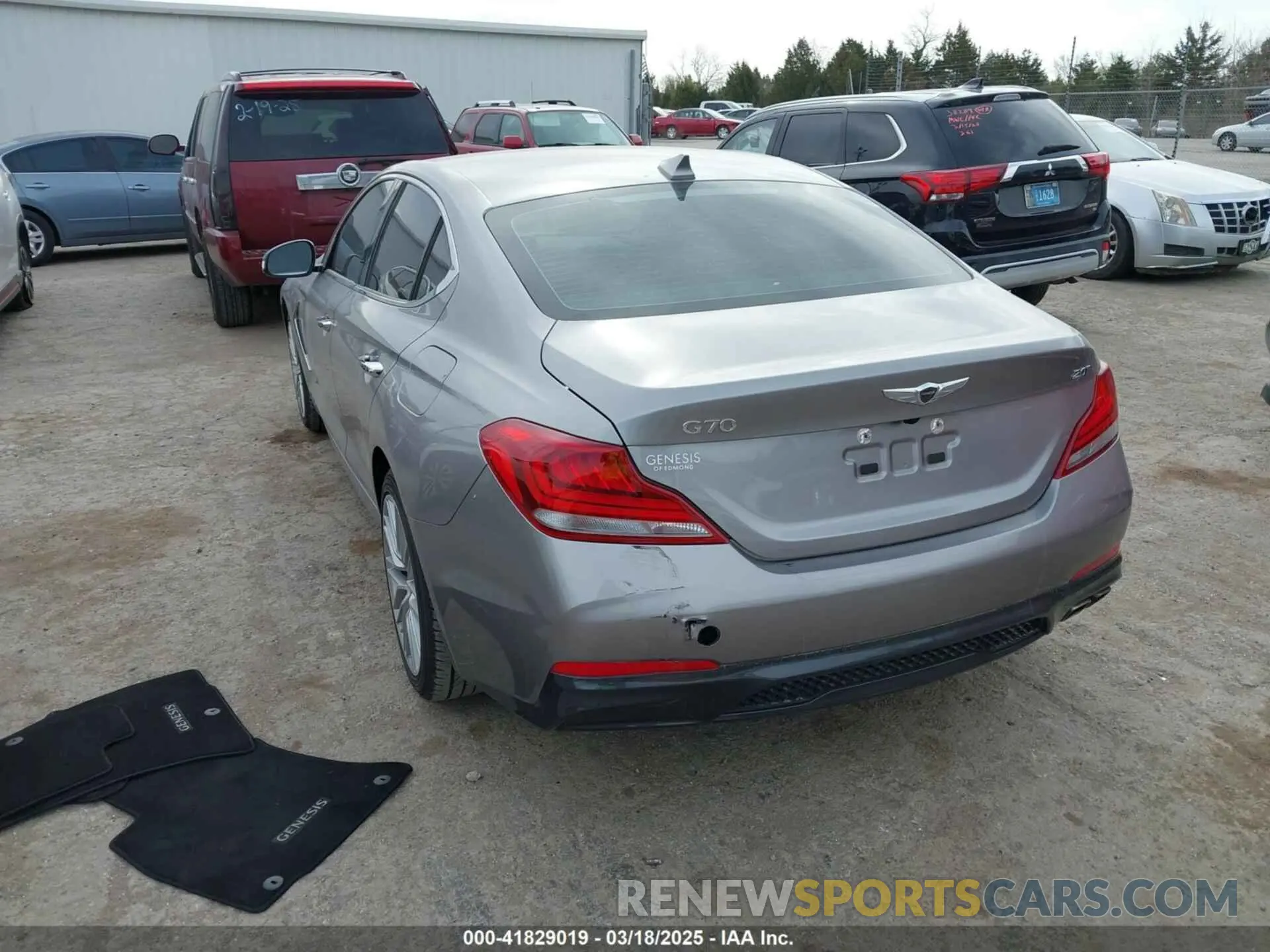 3 Photograph of a damaged car KMTG64LA9MU073635 GENESIS G70 2021