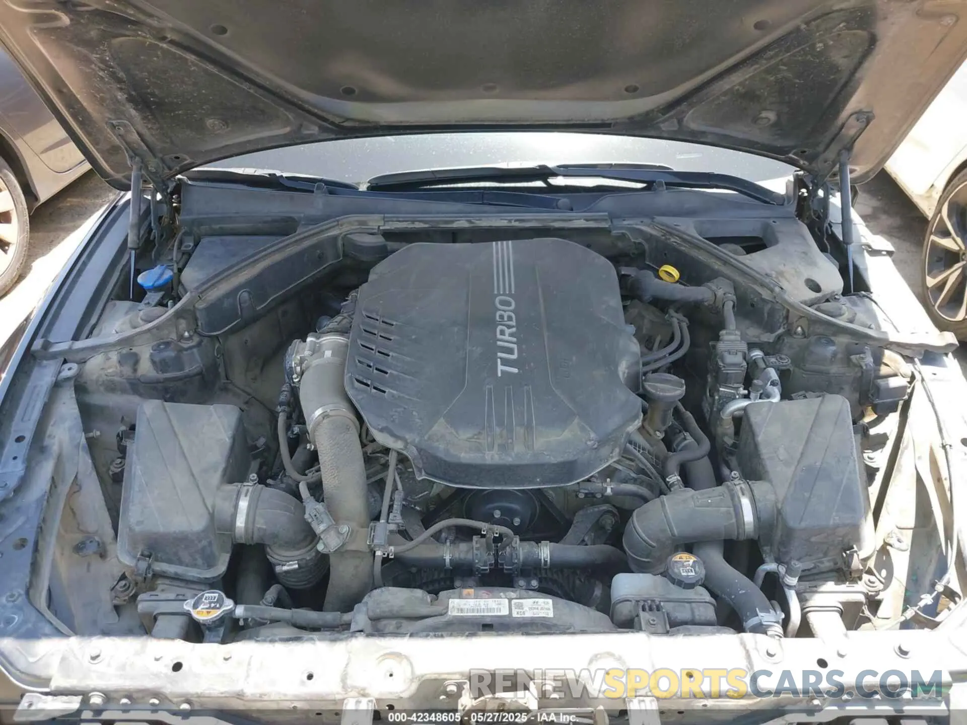 10 Photograph of a damaged car KMTG74LE0MU066394 GENESIS G70 2021