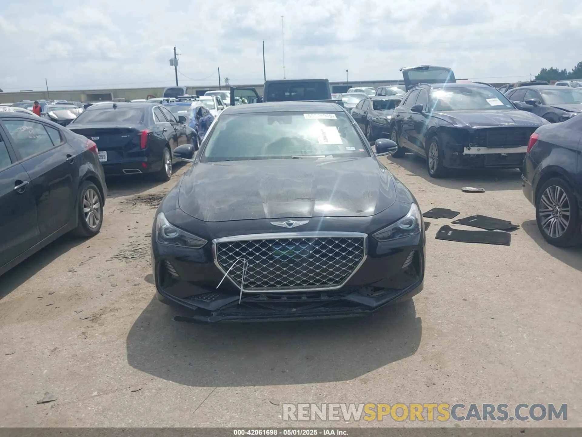 12 Photograph of a damaged car KMTG74LEXMU071473 GENESIS G70 2021