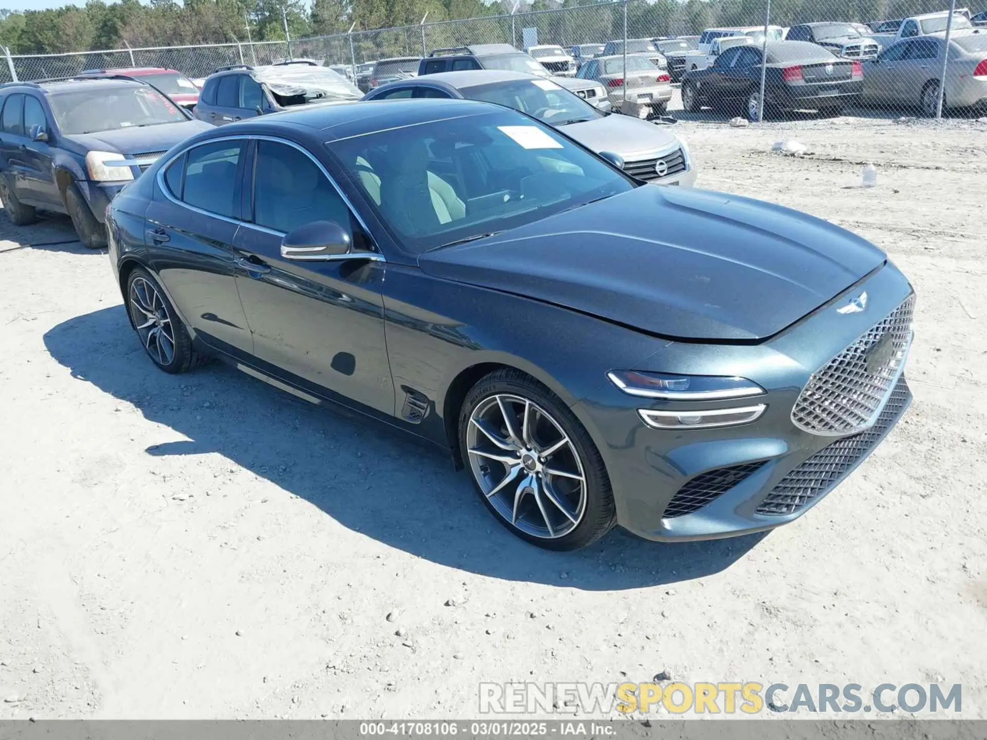 1 Фотография поврежденного автомобиля KMTG34TA0NU089099 GENESIS G70 2022