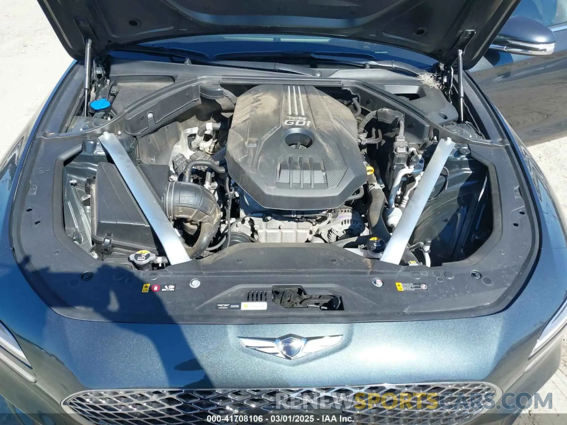 10 Фотография поврежденного автомобиля KMTG34TA0NU089099 GENESIS G70 2022