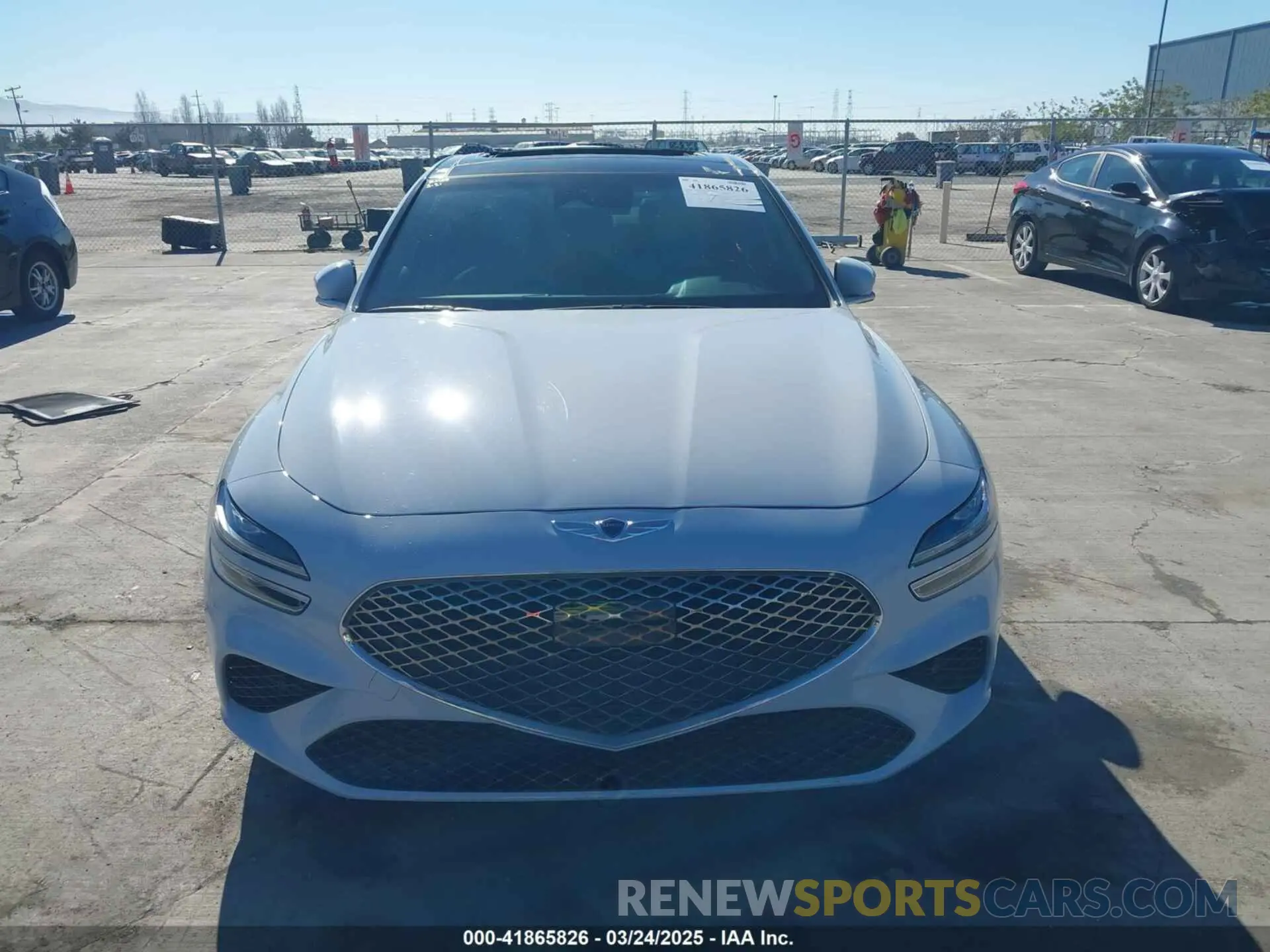 11 Фотография поврежденного автомобиля KMTG34TA4NU089493 GENESIS G70 2022