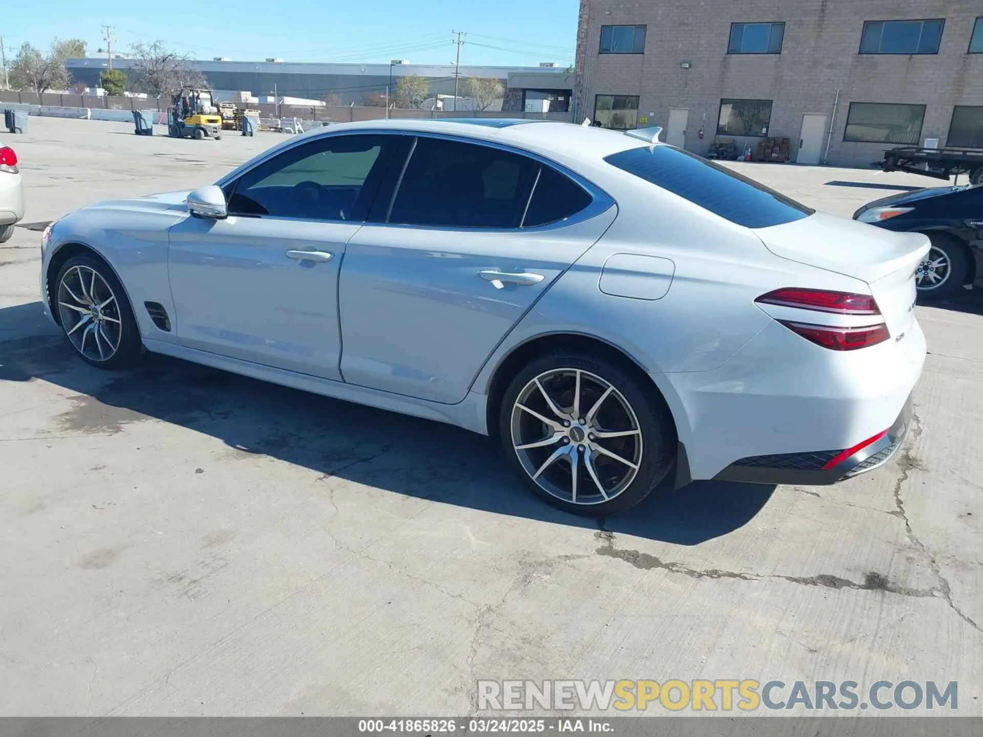 3 Фотография поврежденного автомобиля KMTG34TA4NU089493 GENESIS G70 2022