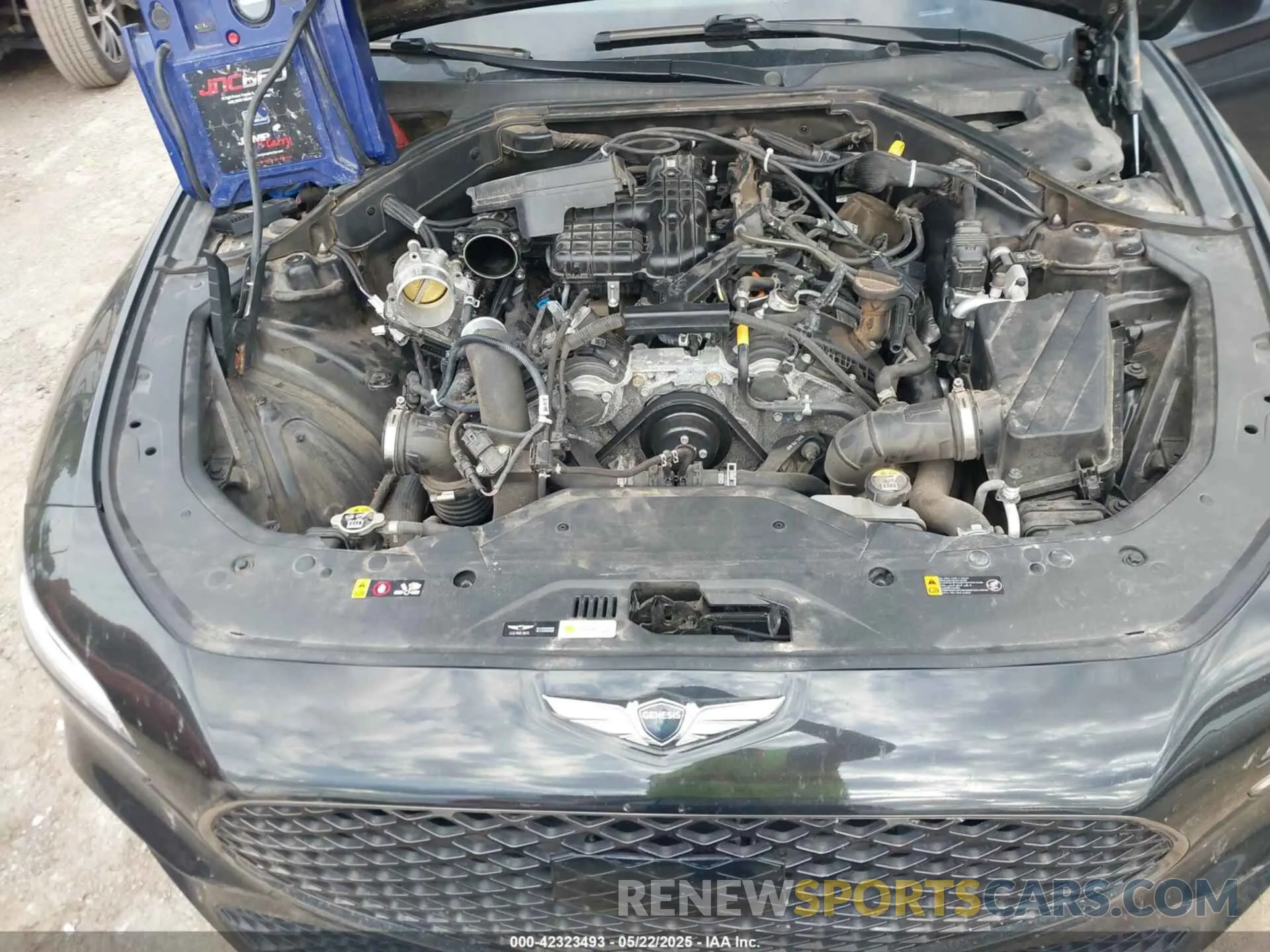 10 Photograph of a damaged car KMTG54TE0NU081954 GENESIS G70 2022