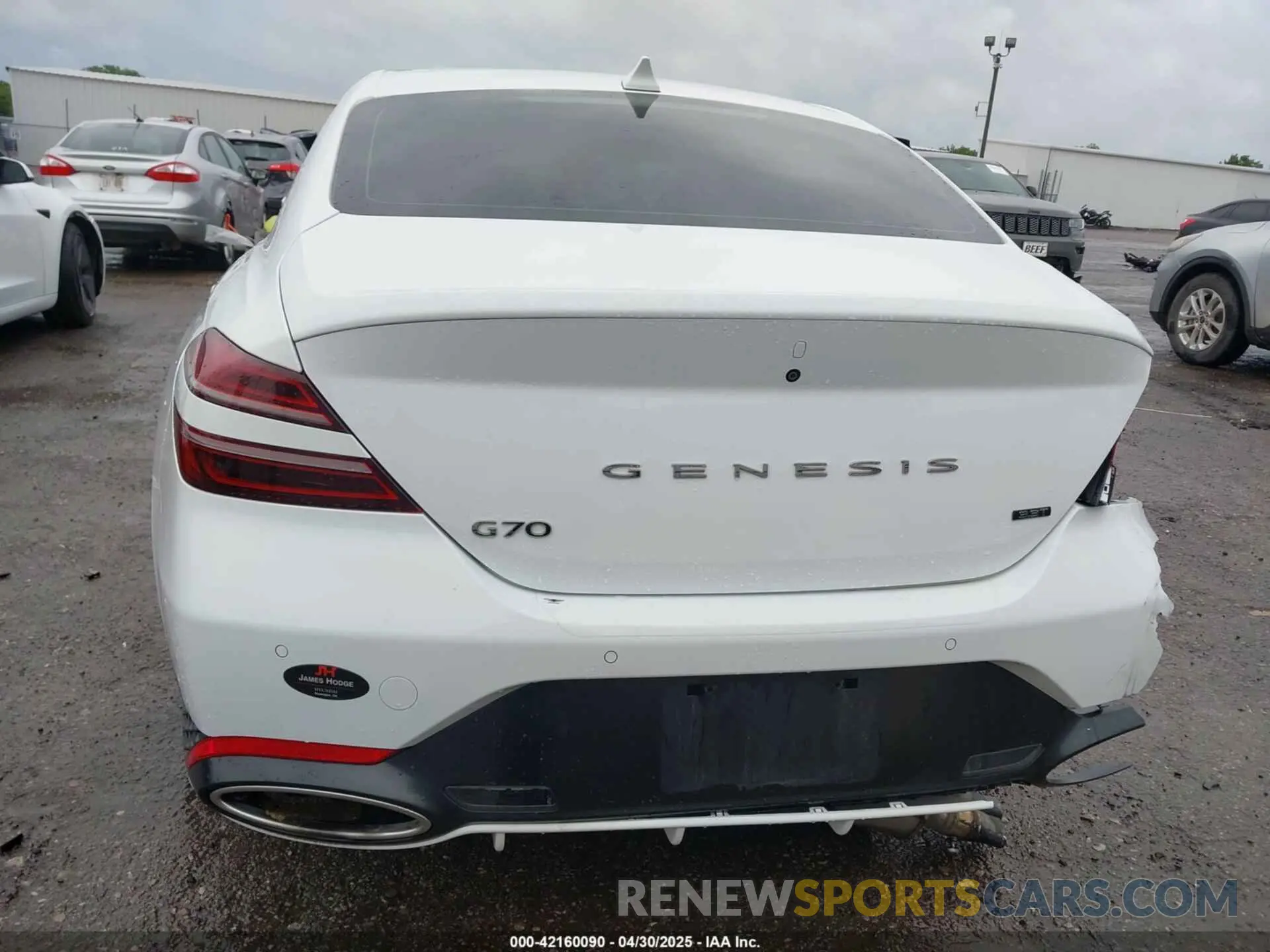 16 Фотография поврежденного автомобиля KMTG54TE1NU095944 GENESIS G70 2022