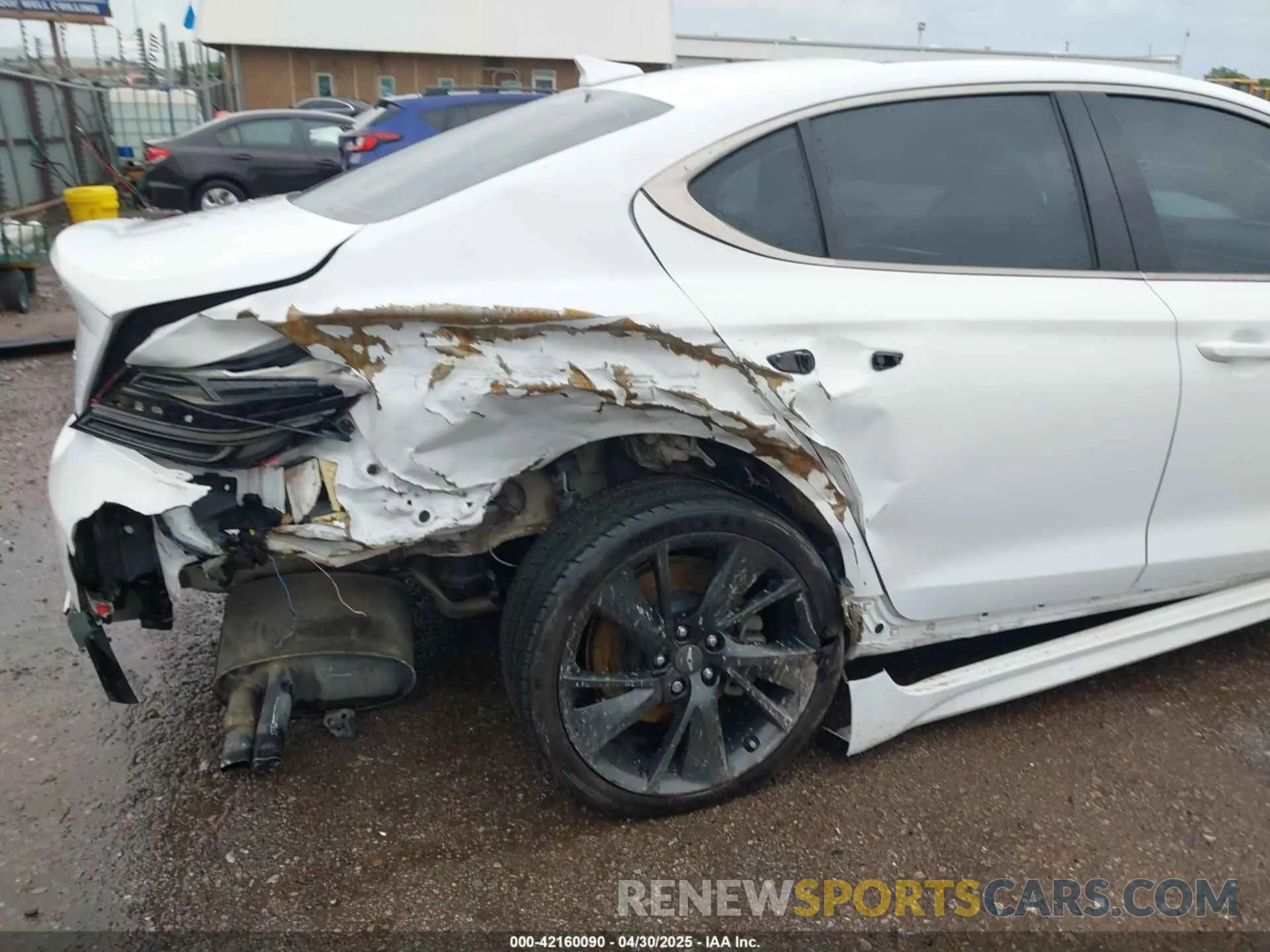 6 Фотография поврежденного автомобиля KMTG54TE1NU095944 GENESIS G70 2022