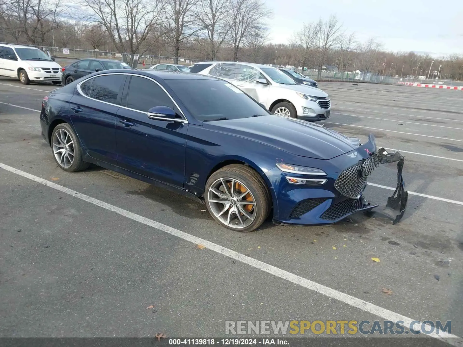 1 Фотография поврежденного автомобиля KMTG54TE7NU081644 GENESIS G70 2022