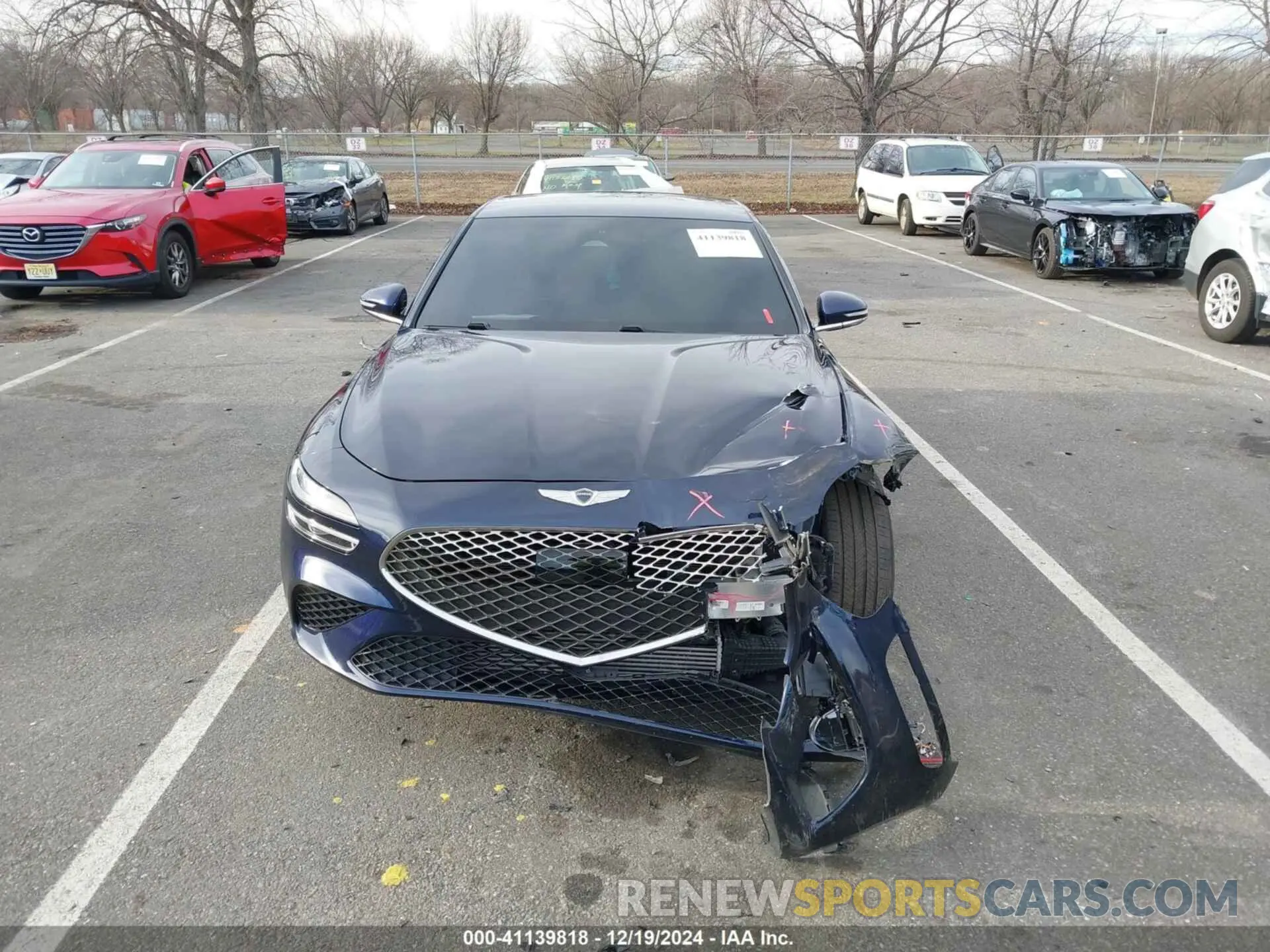 12 Фотография поврежденного автомобиля KMTG54TE7NU081644 GENESIS G70 2022