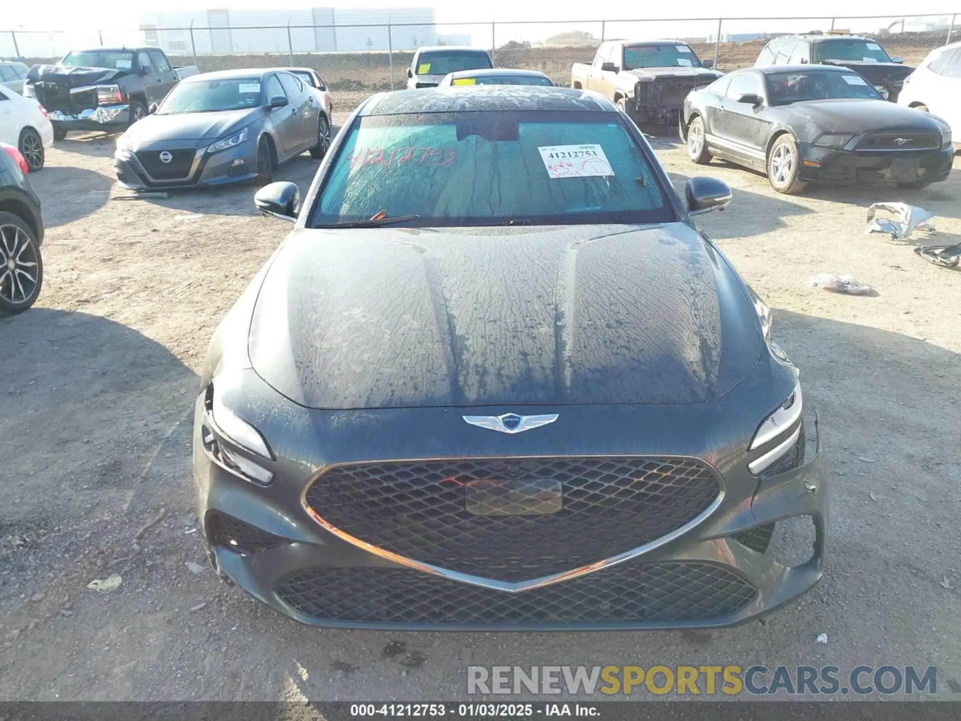 12 Photograph of a damaged car KMTG54TE7NU088285 GENESIS G70 2022