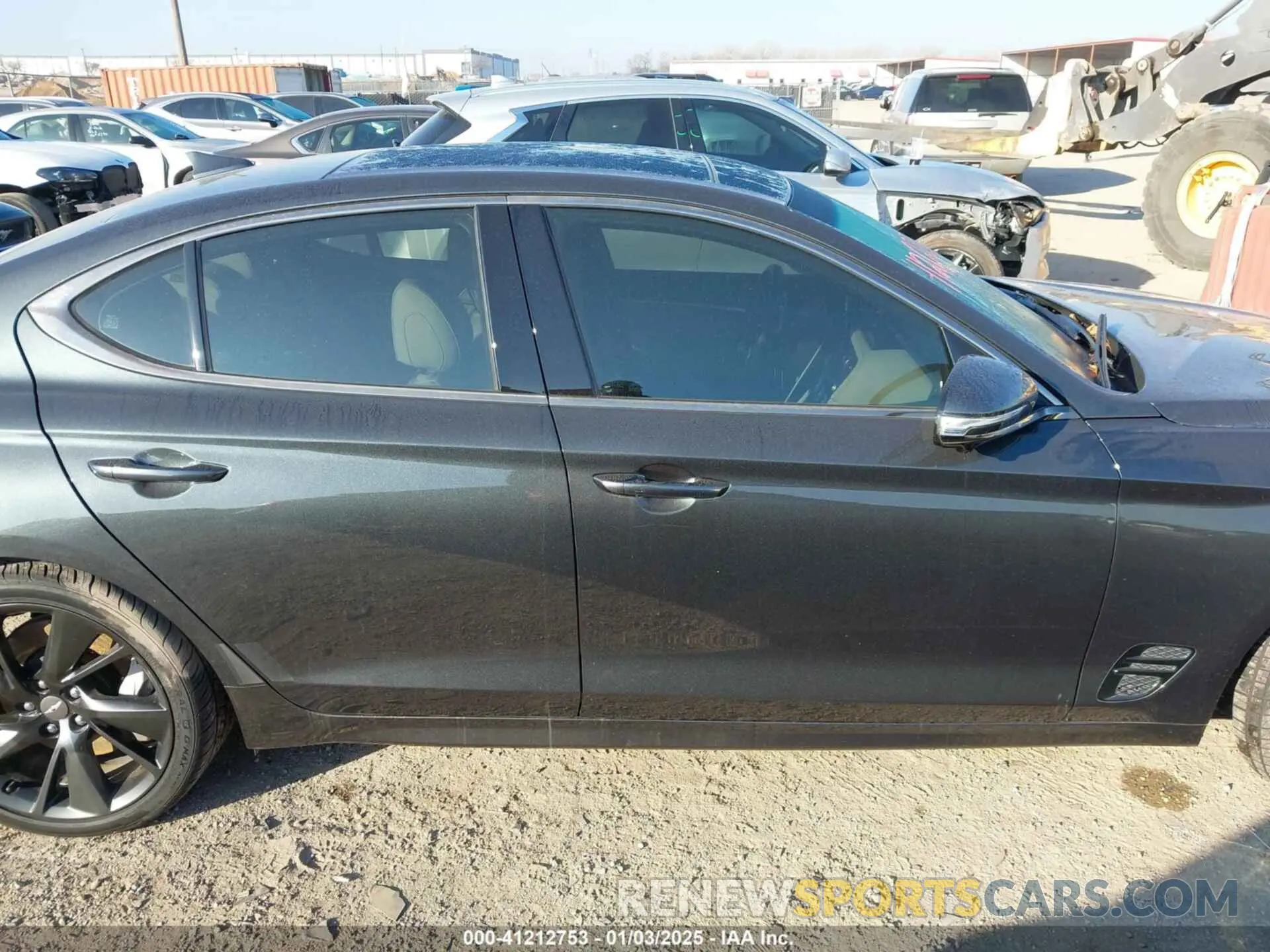 13 Photograph of a damaged car KMTG54TE7NU088285 GENESIS G70 2022