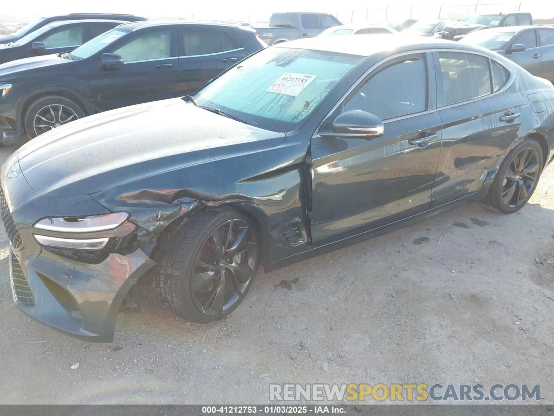6 Photograph of a damaged car KMTG54TE7NU088285 GENESIS G70 2022