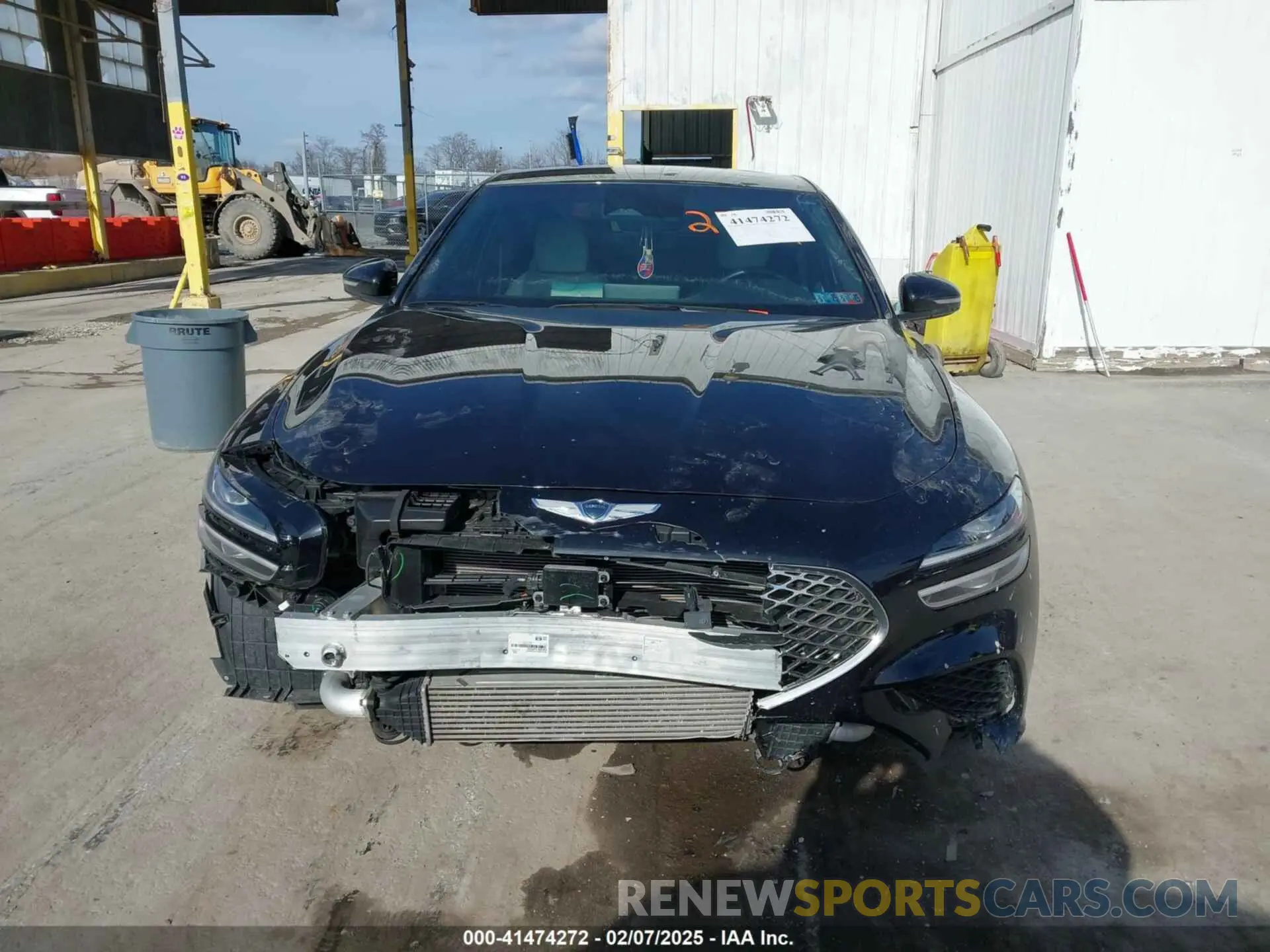 12 Photograph of a damaged car KMTG34TA1PU122551 GENESIS G70 2023