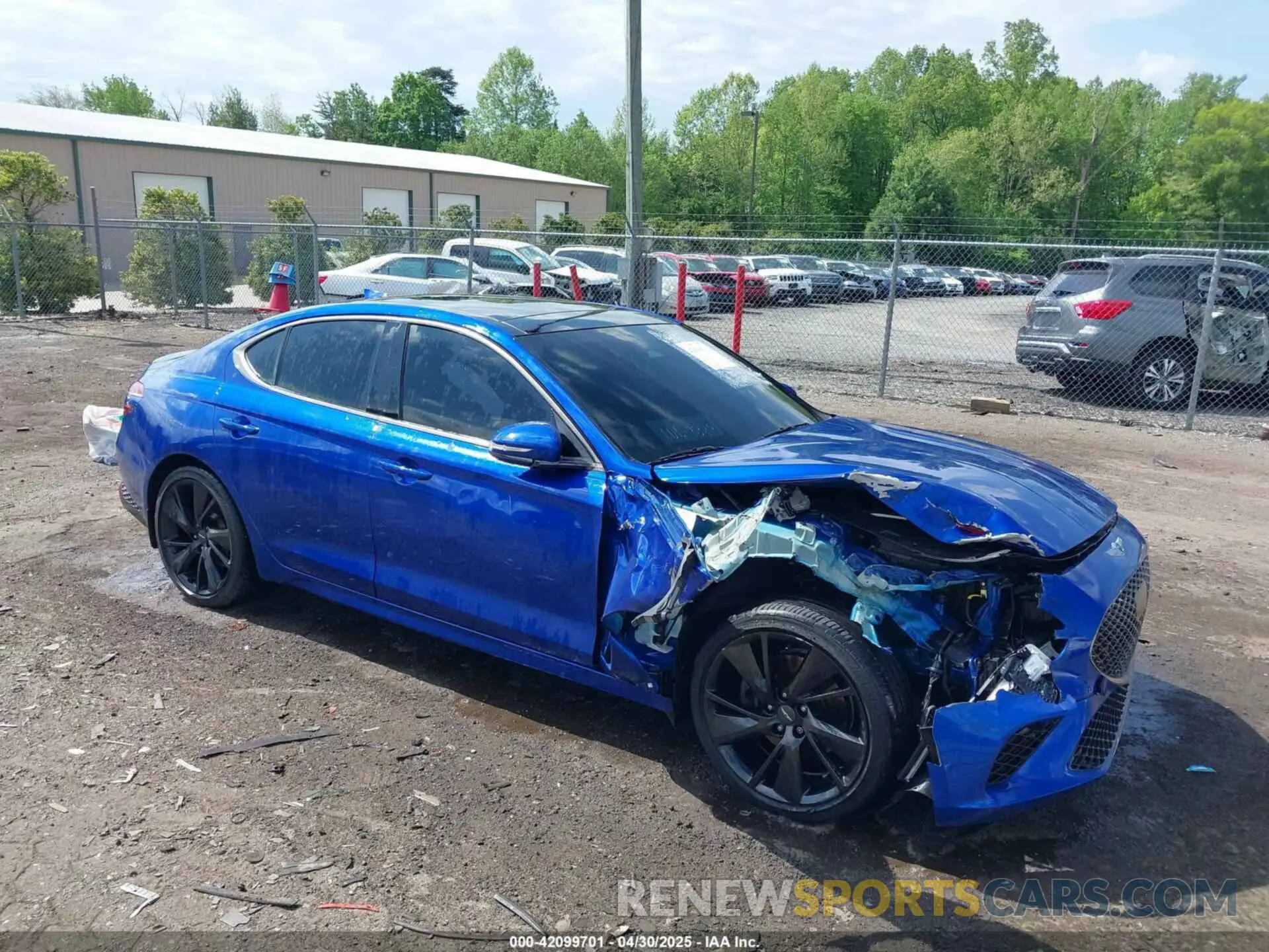 1 Фотография поврежденного автомобиля KMTG34TA2PU115639 GENESIS G70 2023