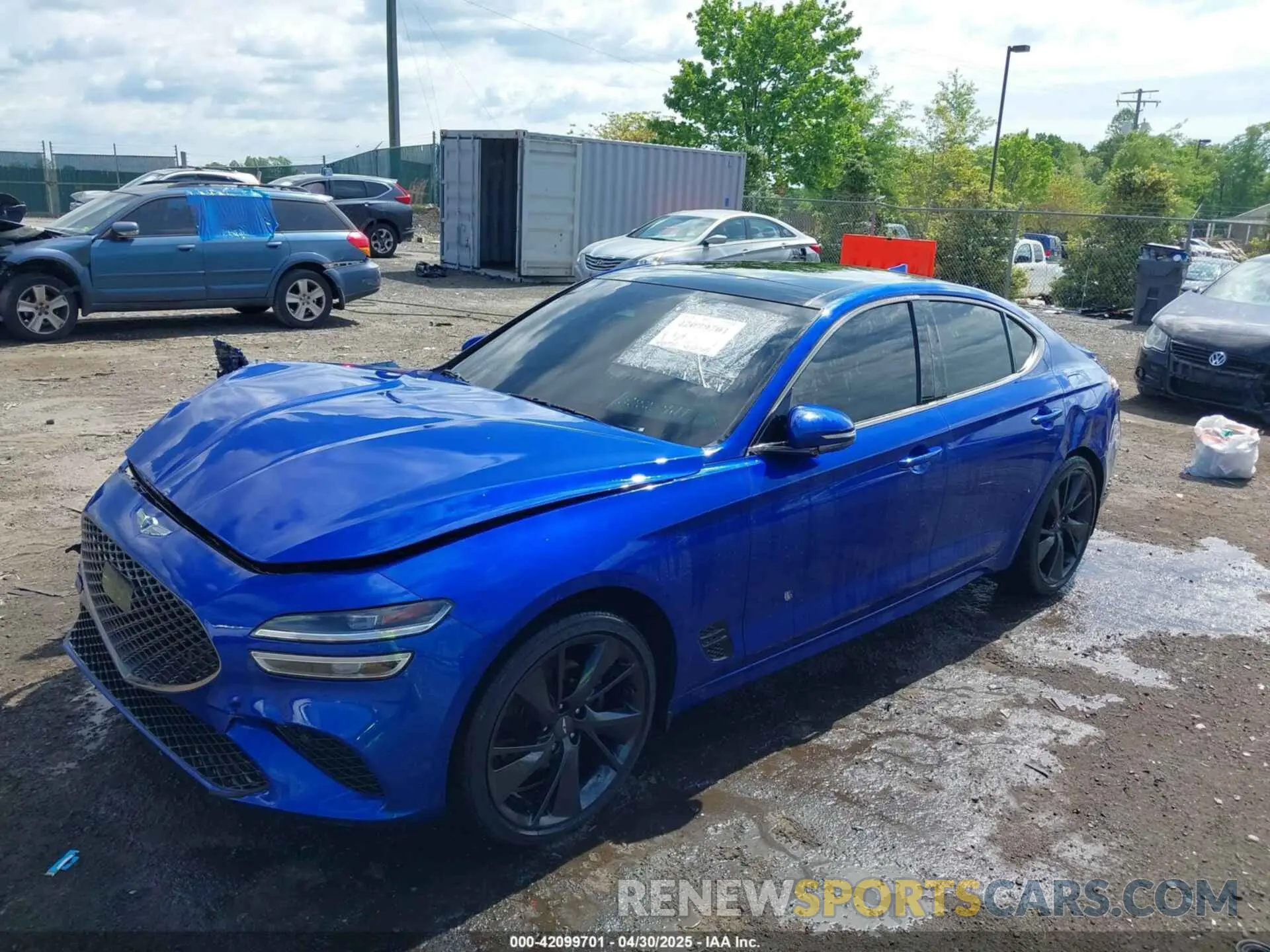 2 Фотография поврежденного автомобиля KMTG34TA2PU115639 GENESIS G70 2023