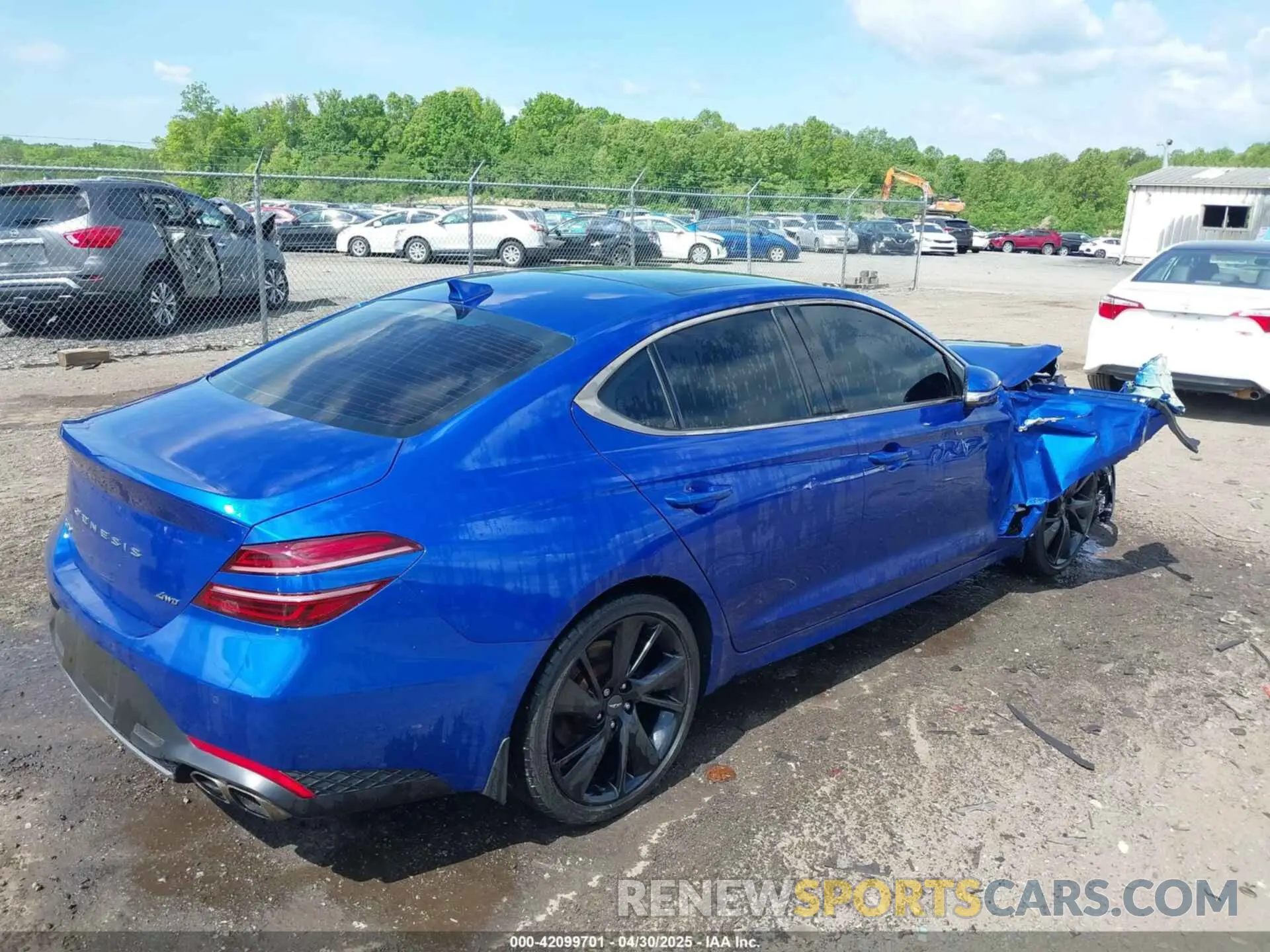 4 Фотография поврежденного автомобиля KMTG34TA2PU115639 GENESIS G70 2023