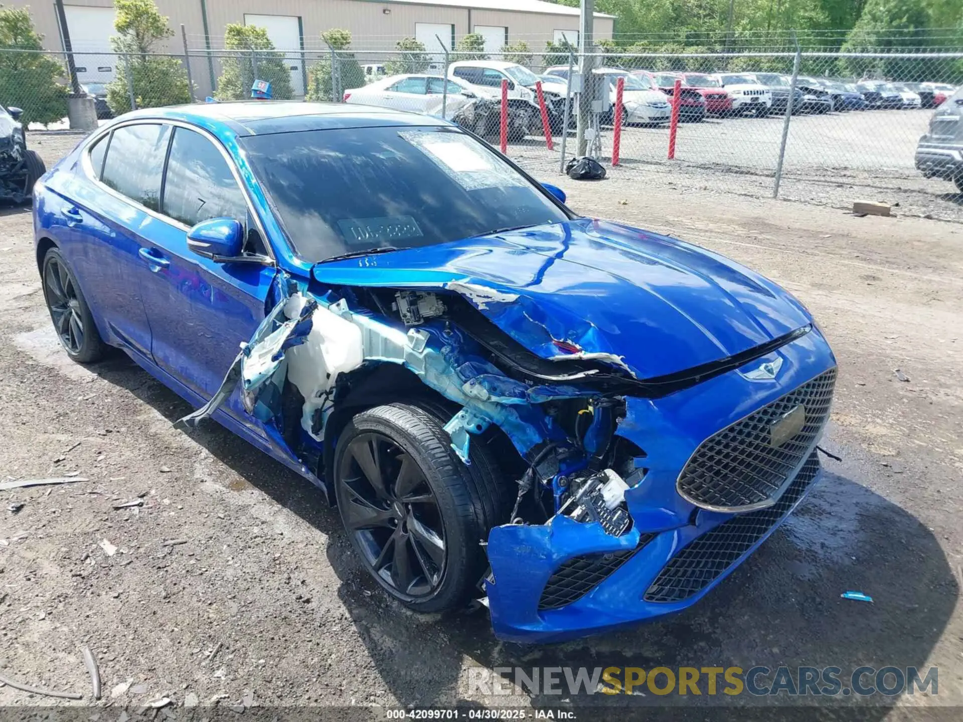 6 Фотография поврежденного автомобиля KMTG34TA2PU115639 GENESIS G70 2023