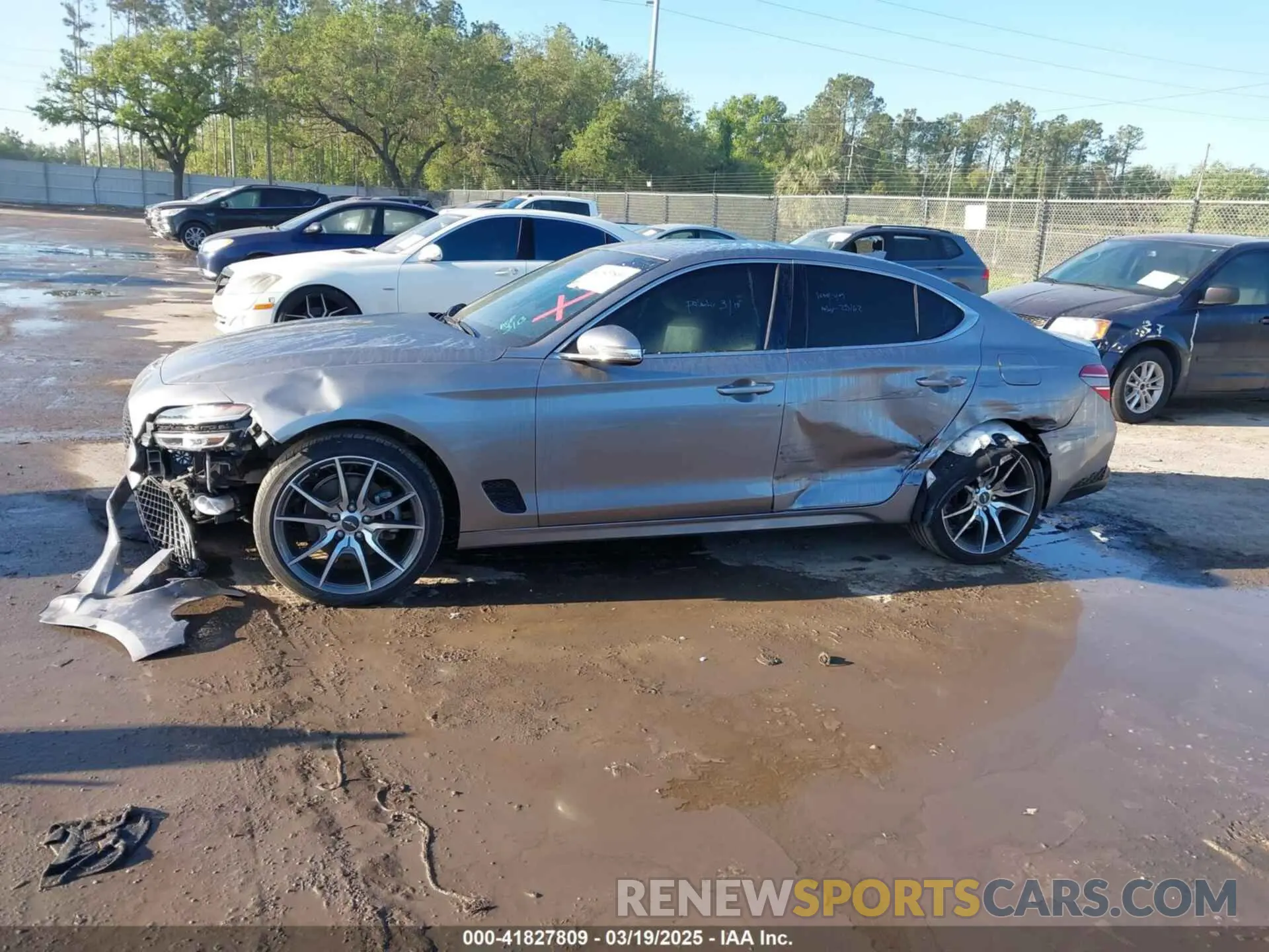 14 Photograph of a damaged car KMTG34TA2PU127032 GENESIS G70 2023