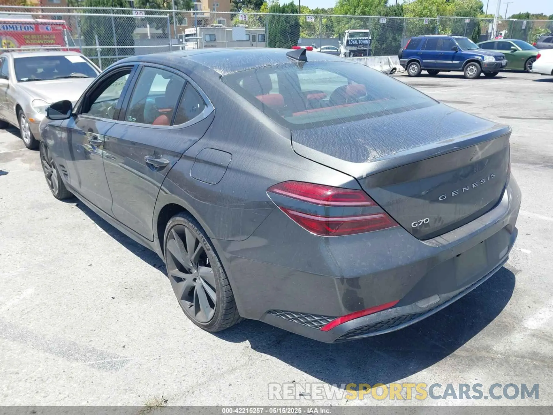3 Photograph of a damaged car KMTG34TA3PU105279 GENESIS G70 2023
