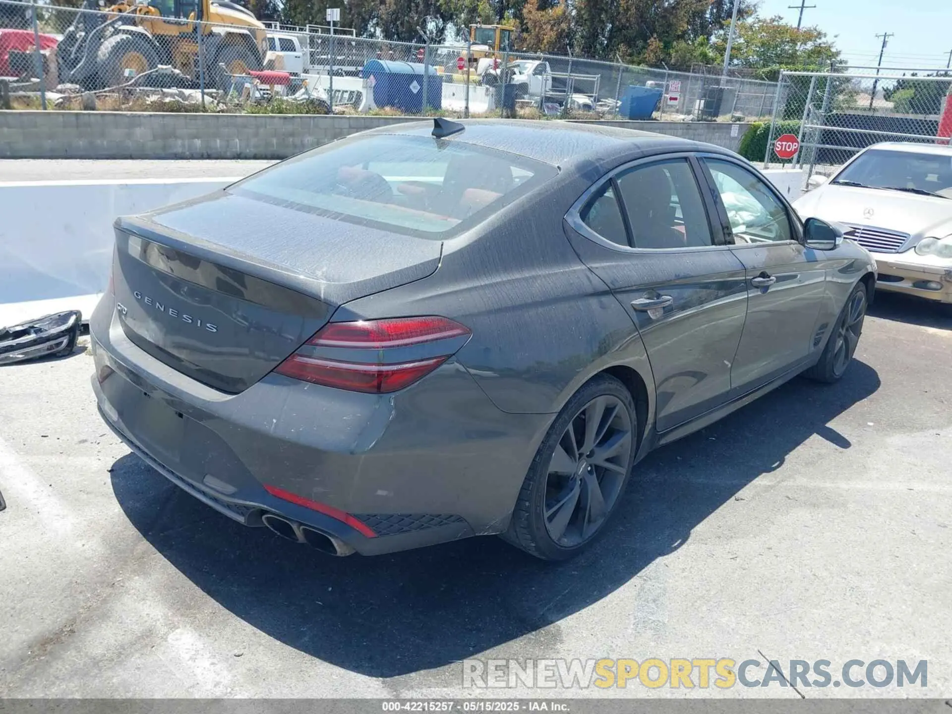 4 Photograph of a damaged car KMTG34TA3PU105279 GENESIS G70 2023