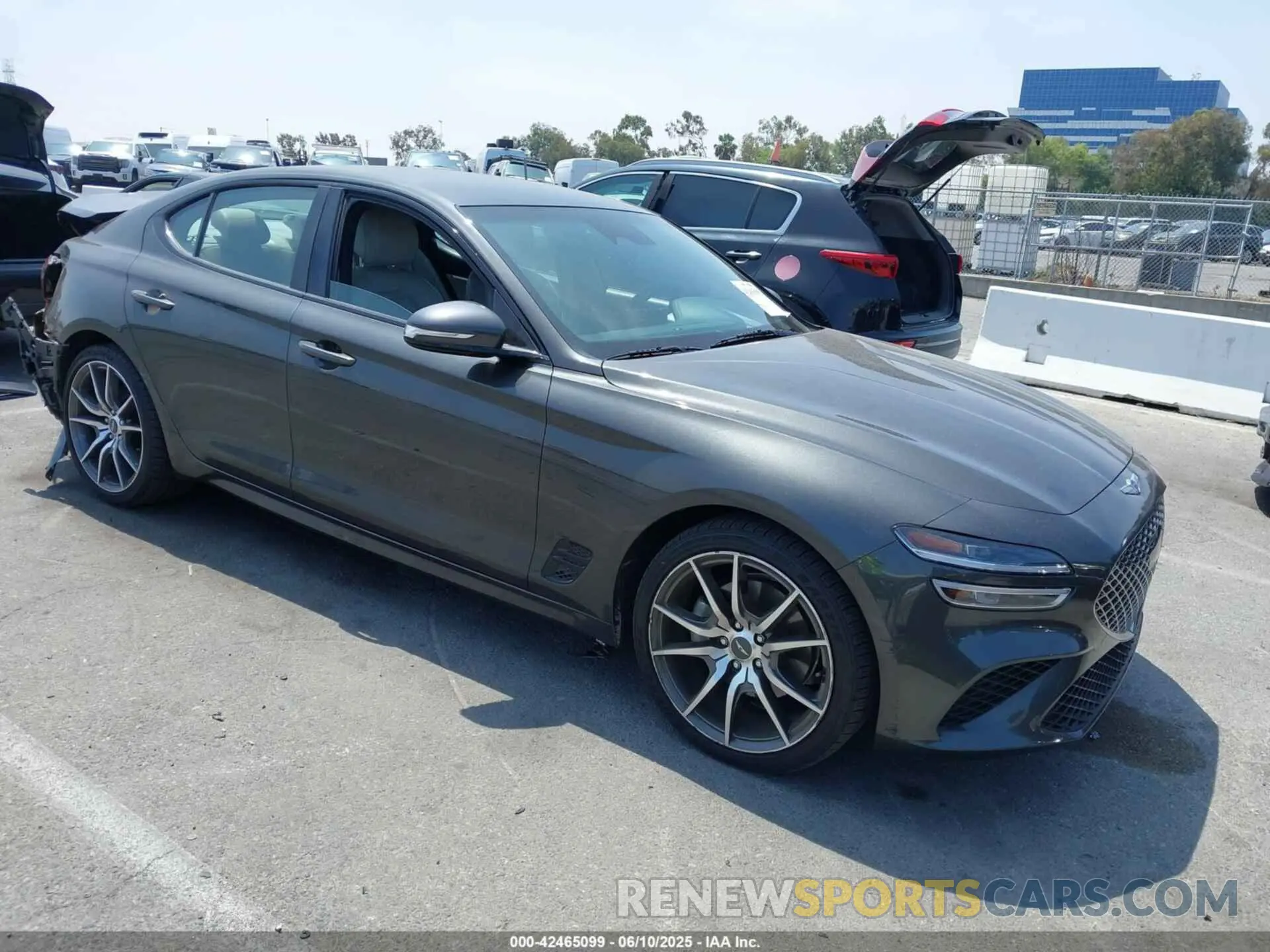 1 Photograph of a damaged car KMTG34TA3PU120669 GENESIS G70 2023