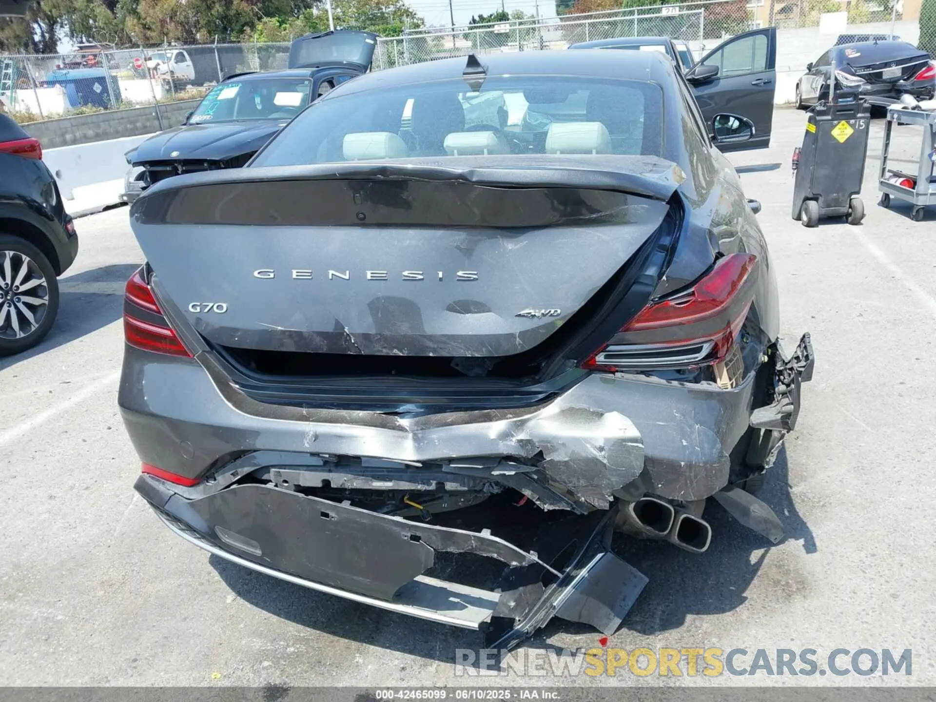 16 Photograph of a damaged car KMTG34TA3PU120669 GENESIS G70 2023