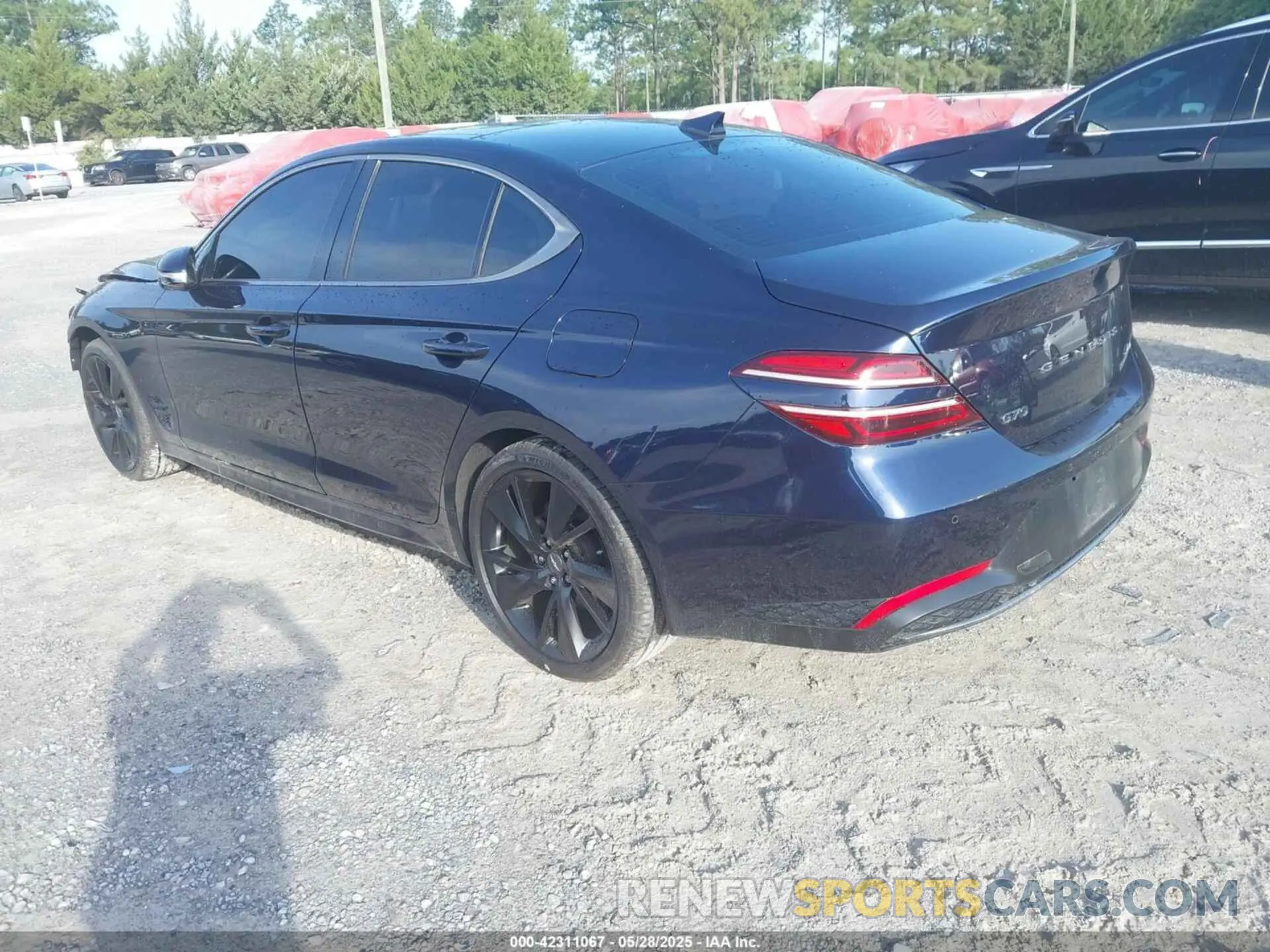 3 Фотография поврежденного автомобиля KMTG34TA5PU111214 GENESIS G70 2023