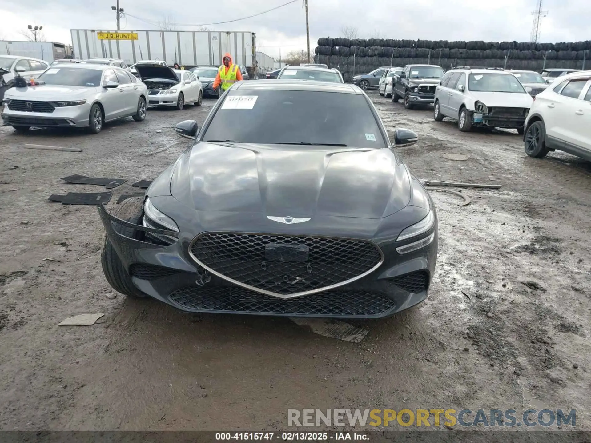 12 Photograph of a damaged car KMTG34TA5PU120298 GENESIS G70 2023