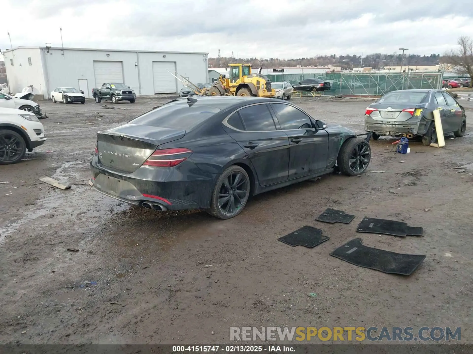 4 Photograph of a damaged car KMTG34TA5PU120298 GENESIS G70 2023