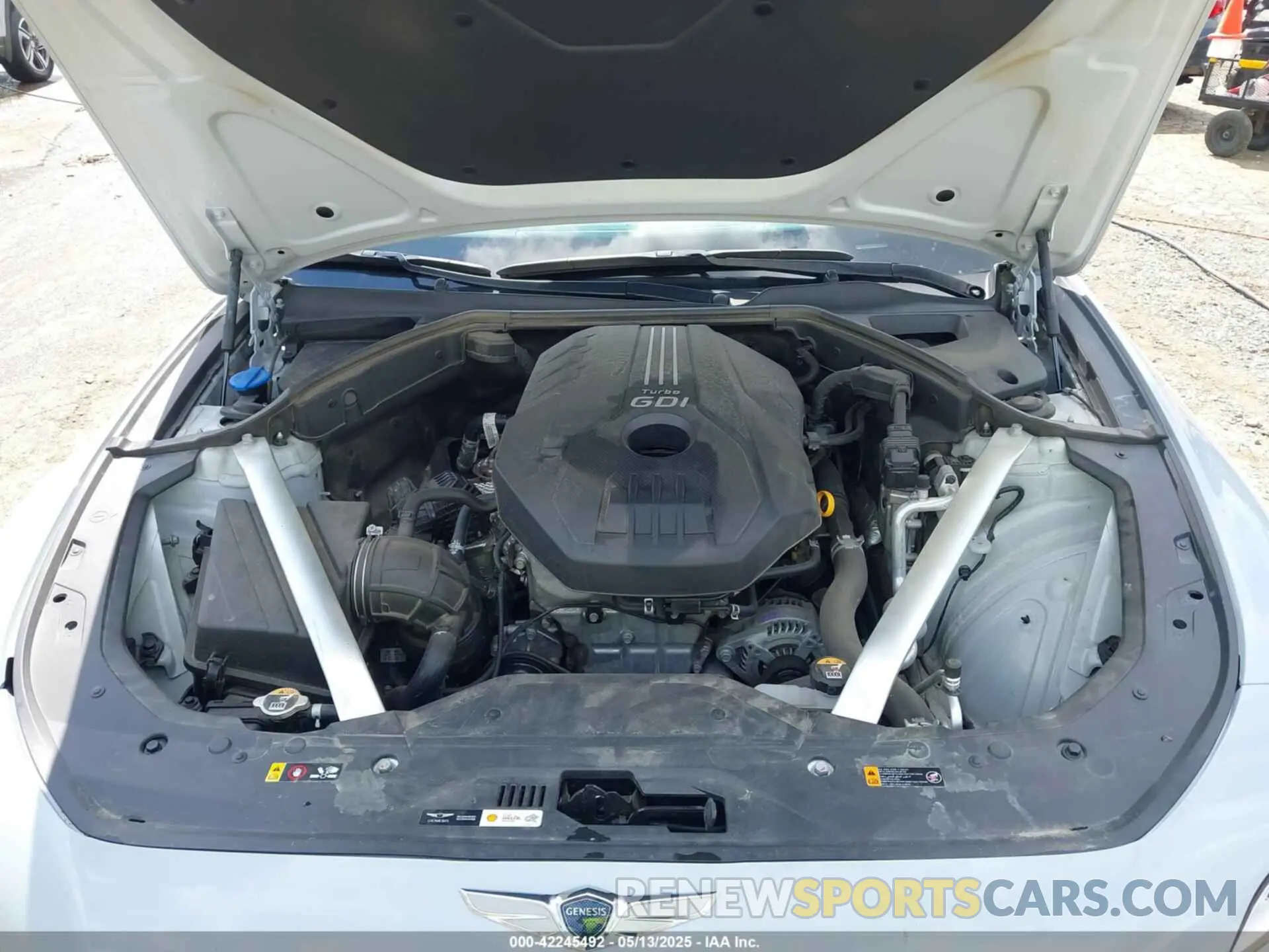 10 Photograph of a damaged car KMTG34TA6PU111805 GENESIS G70 2023