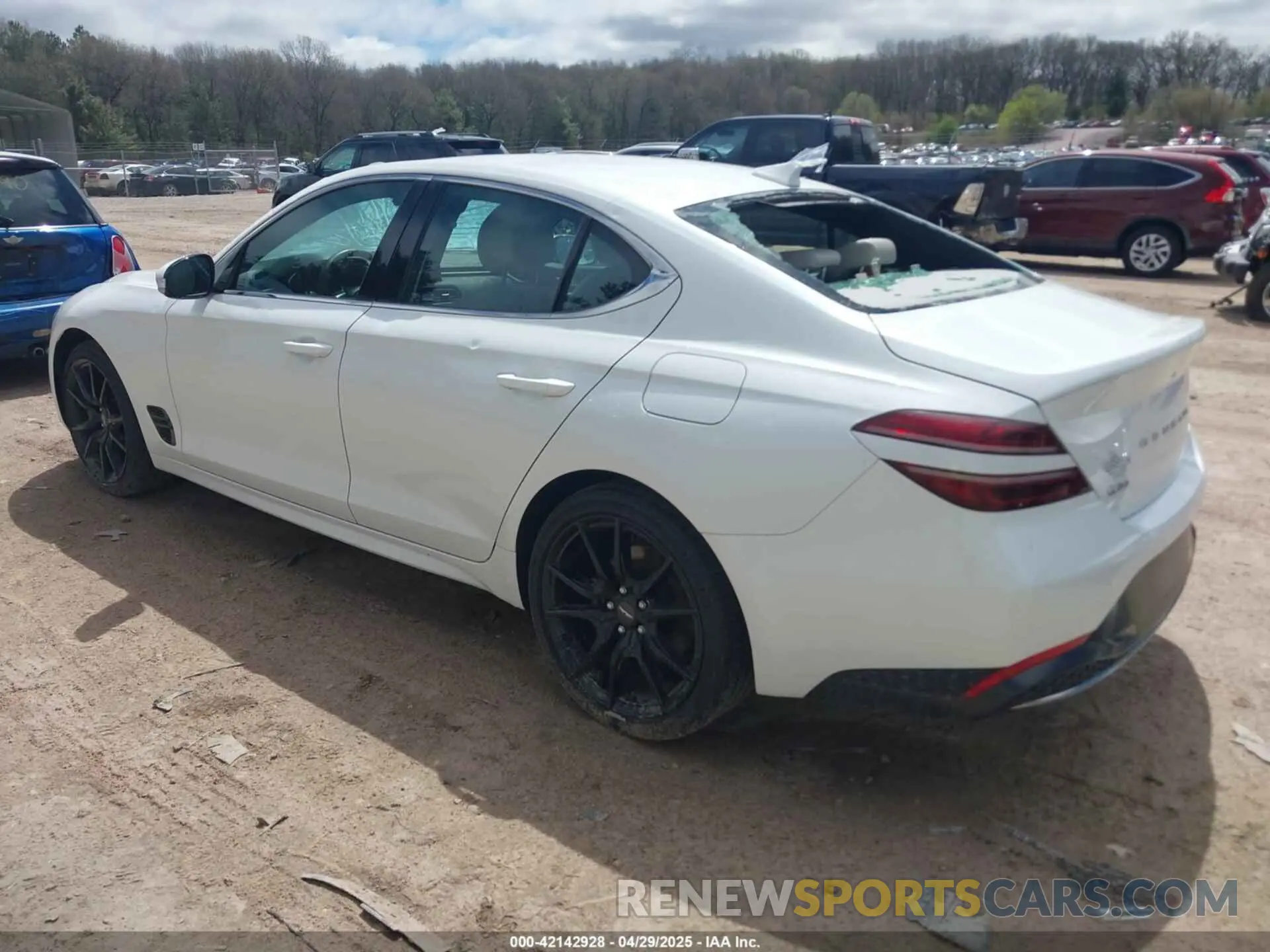 3 Photograph of a damaged car KMTG34TA7PU131917 GENESIS G70 2023