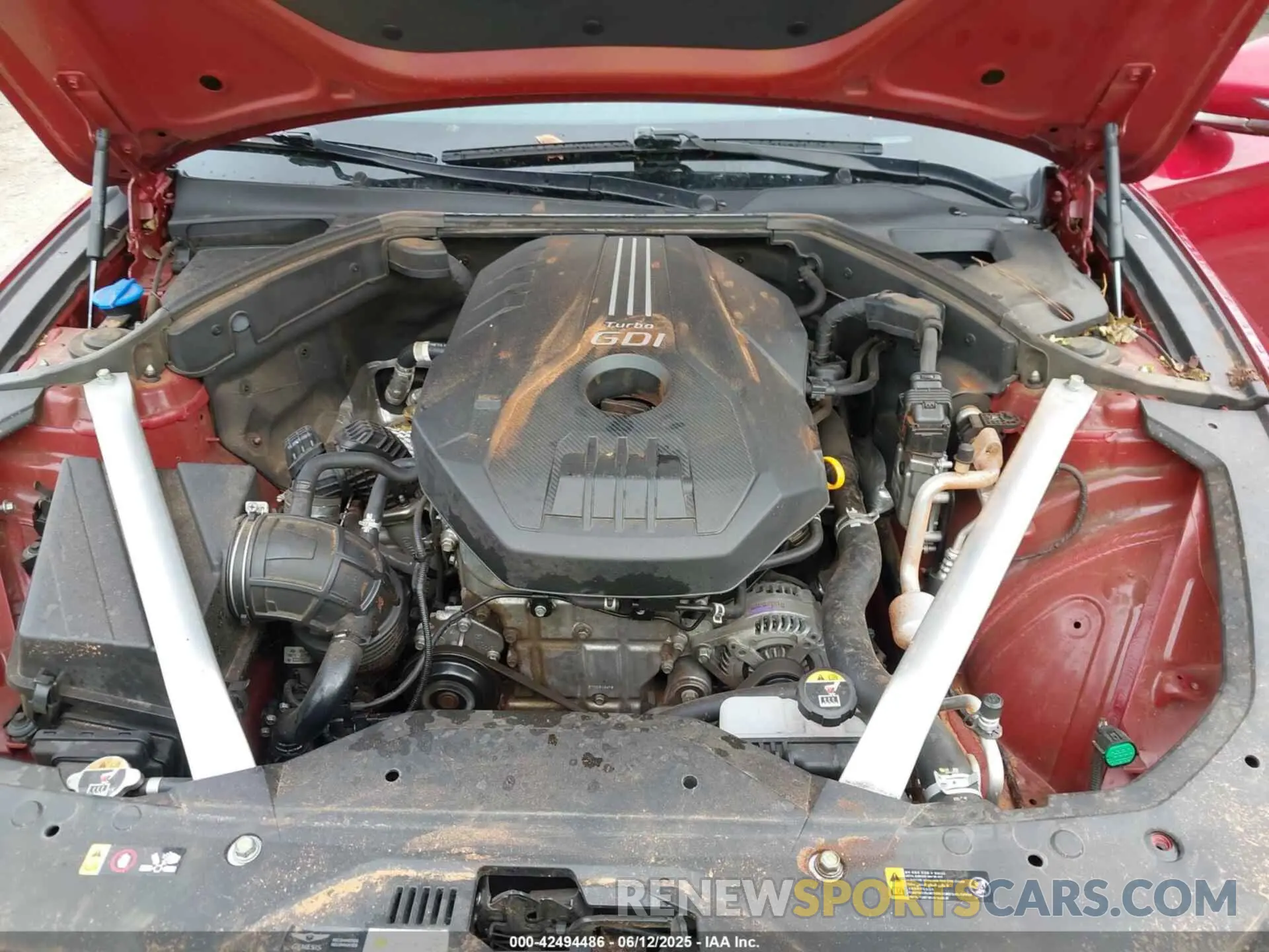 10 Photograph of a damaged car KMTG34TA8PU104595 GENESIS G70 2023