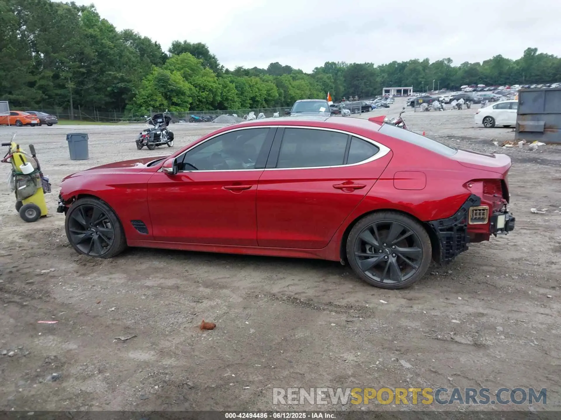 15 Photograph of a damaged car KMTG34TA8PU104595 GENESIS G70 2023
