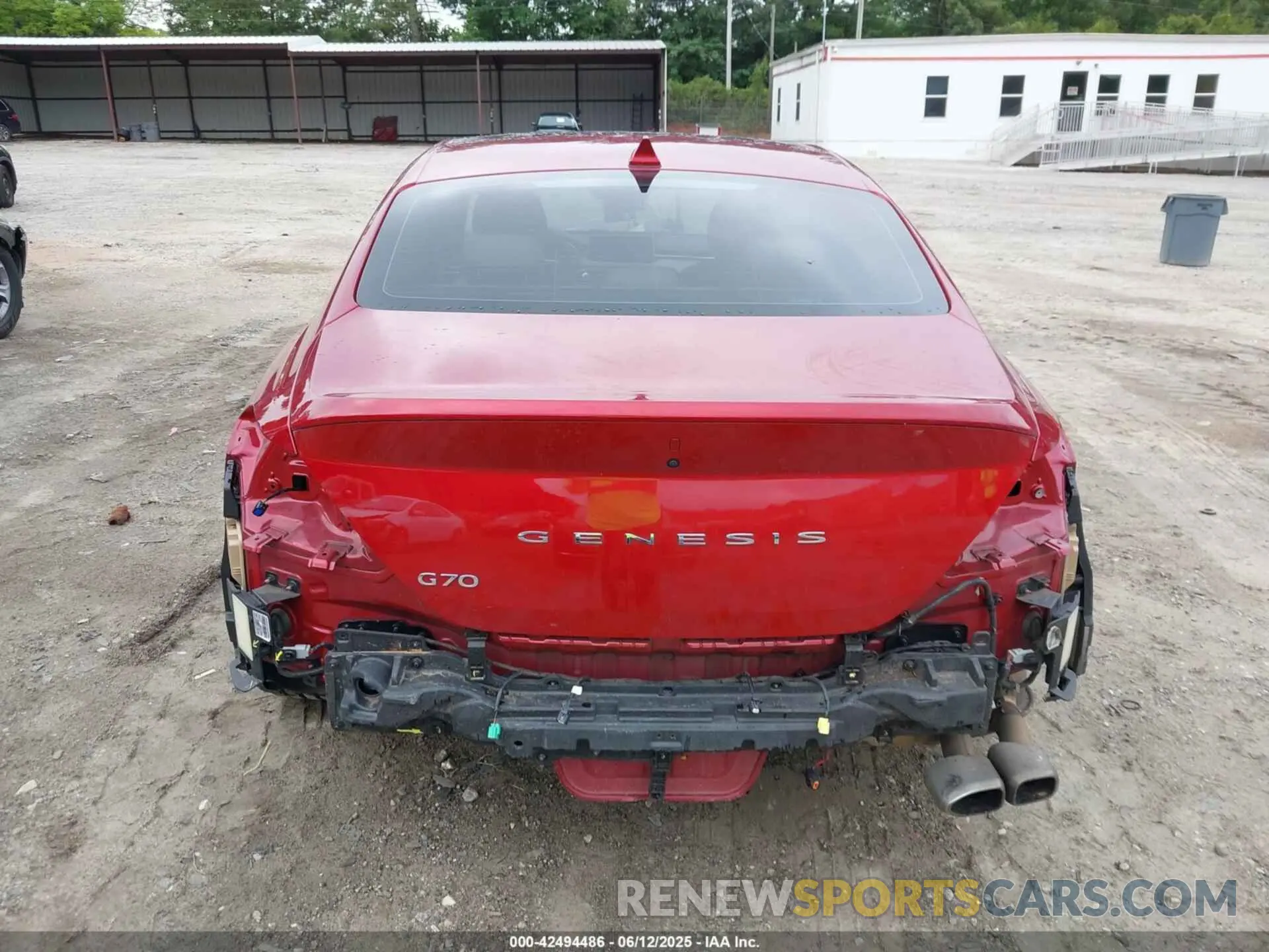 17 Photograph of a damaged car KMTG34TA8PU104595 GENESIS G70 2023