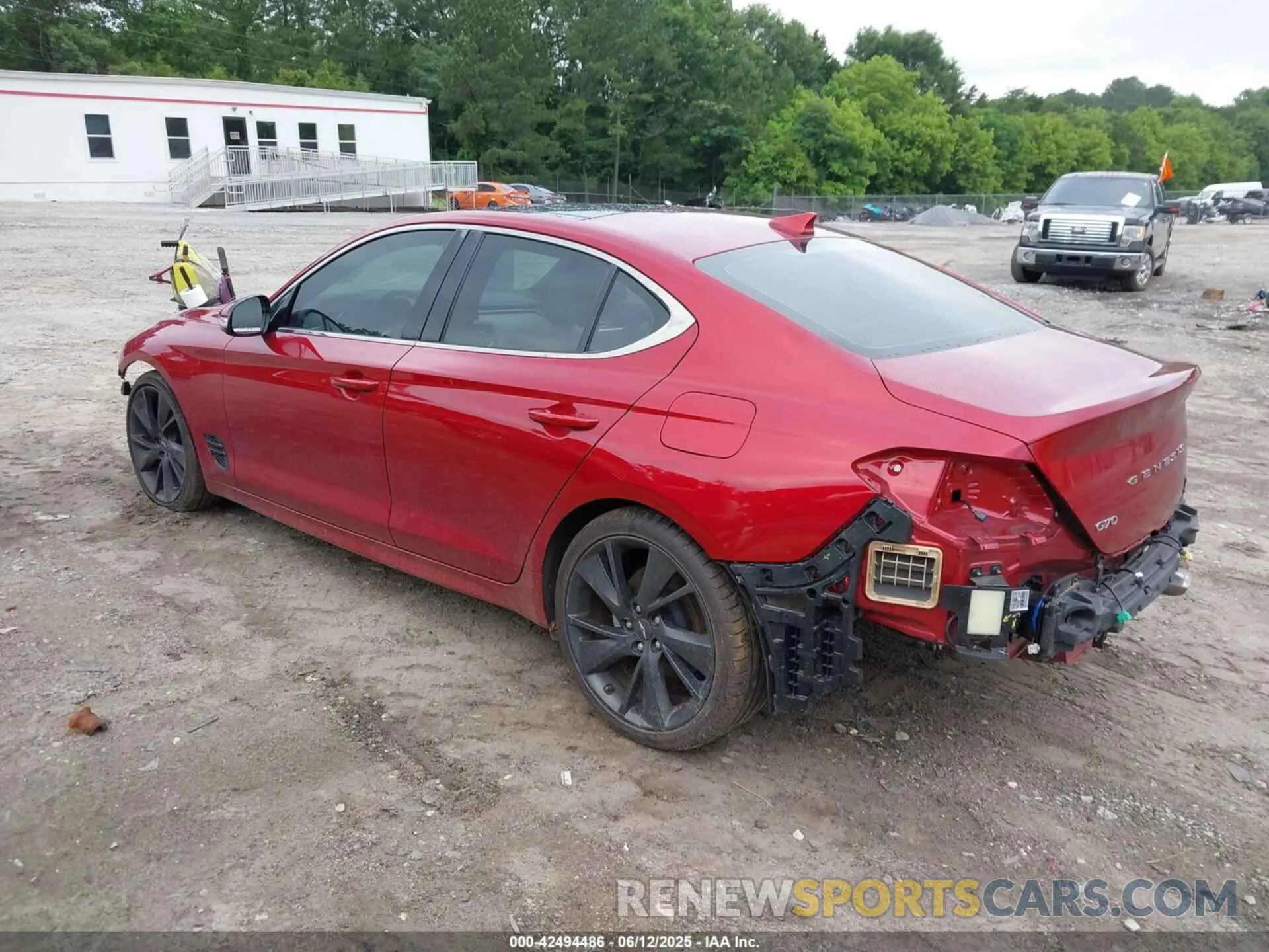 3 Photograph of a damaged car KMTG34TA8PU104595 GENESIS G70 2023