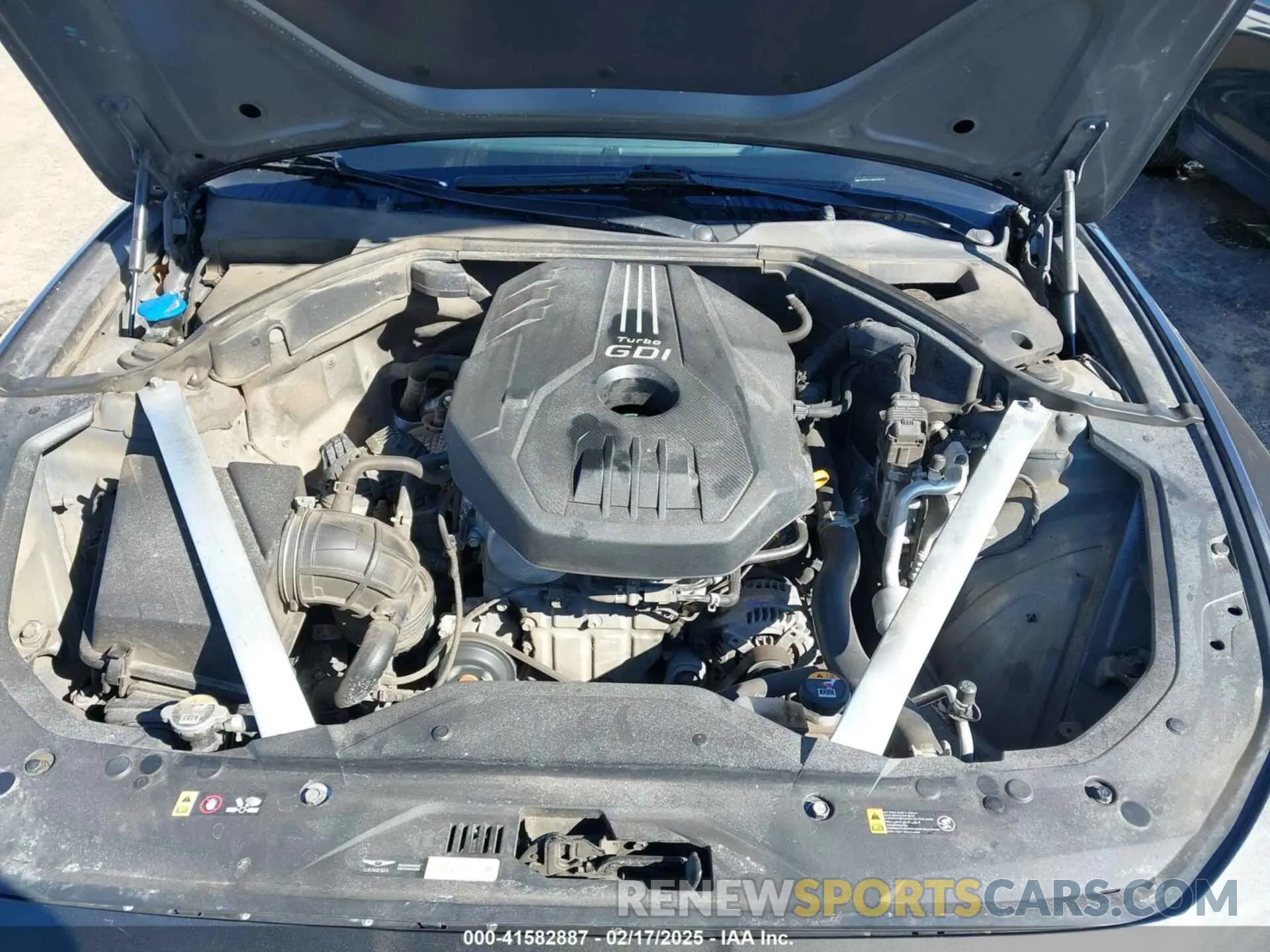 10 Фотография поврежденного автомобиля KMTG34TA9PU109174 GENESIS G70 2023