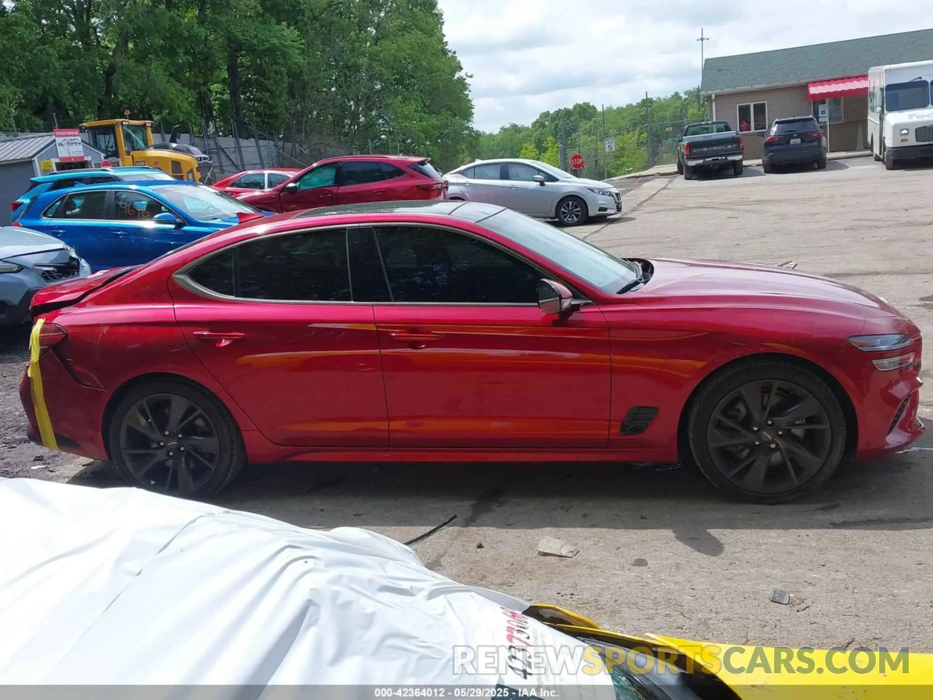 13 Photograph of a damaged car KMTG54TE5PU120847 GENESIS G70 2023