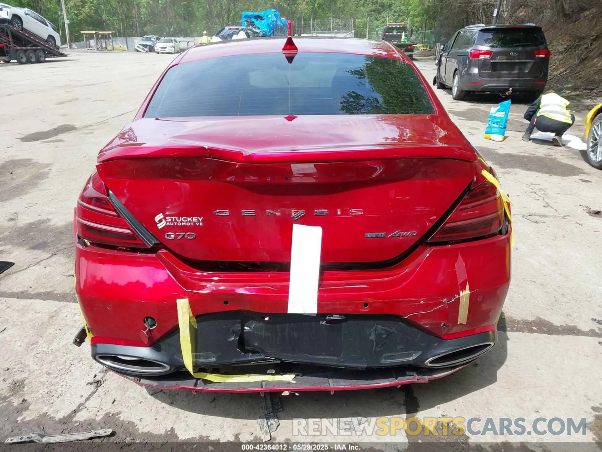 16 Photograph of a damaged car KMTG54TE5PU120847 GENESIS G70 2023