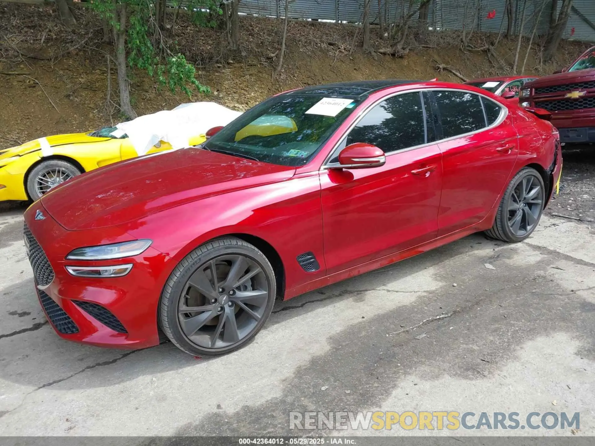 2 Photograph of a damaged car KMTG54TE5PU120847 GENESIS G70 2023