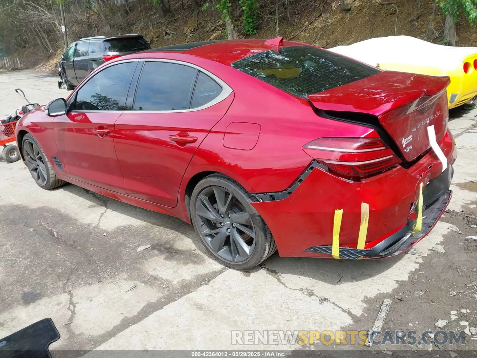 3 Photograph of a damaged car KMTG54TE5PU120847 GENESIS G70 2023