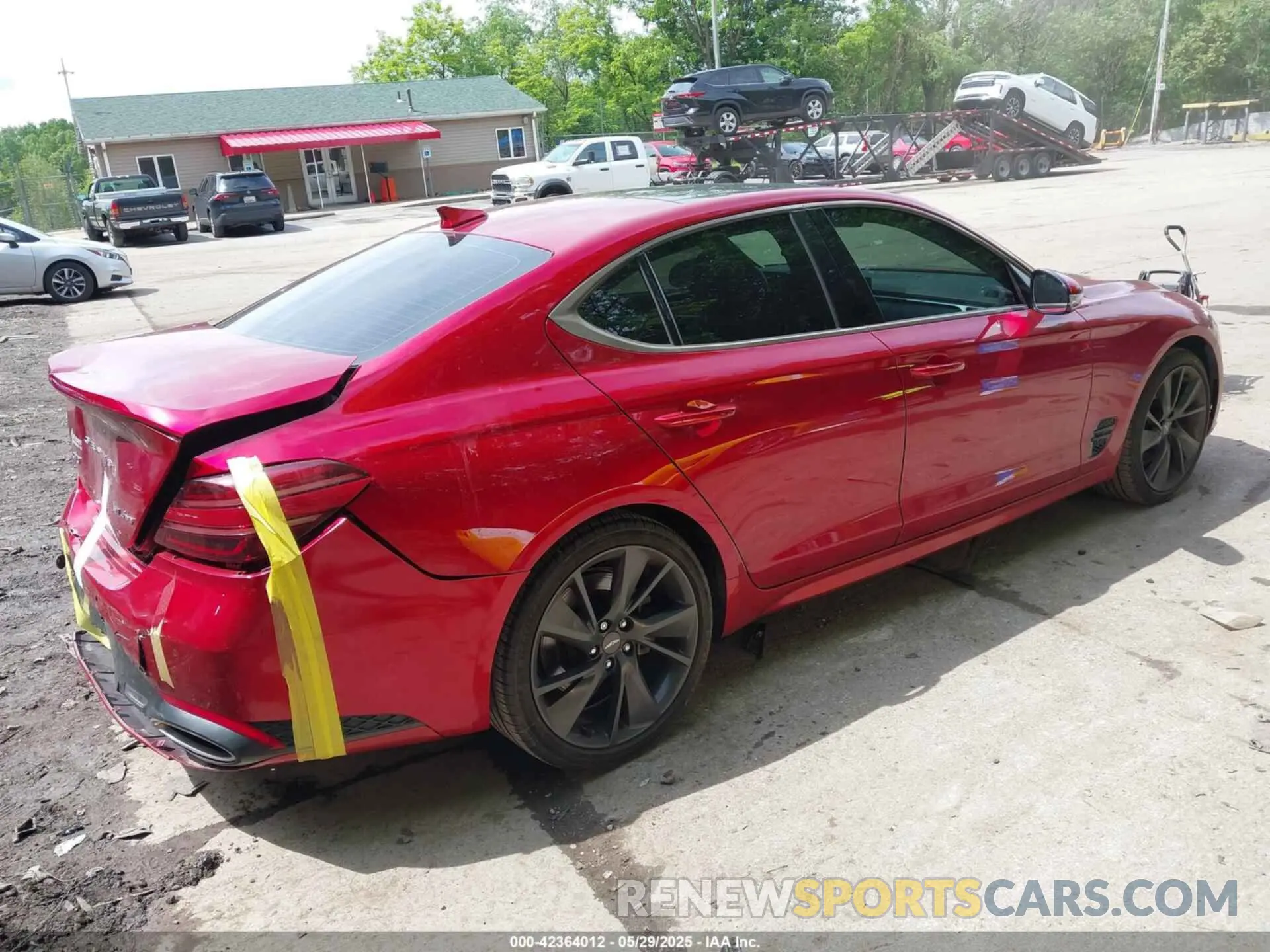 4 Photograph of a damaged car KMTG54TE5PU120847 GENESIS G70 2023