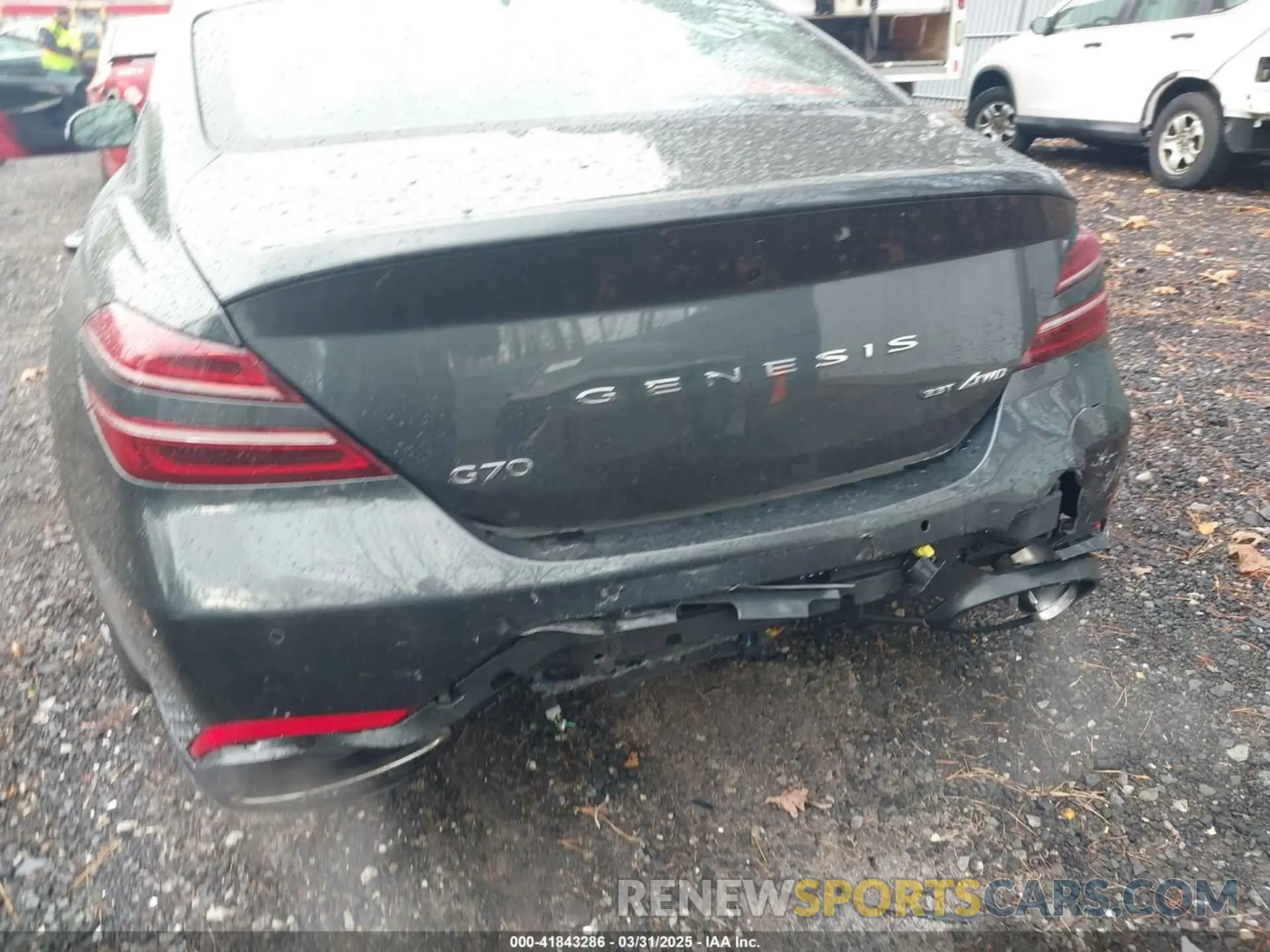 6 Photograph of a damaged car KMTG54TE6PU113485 GENESIS G70 2023