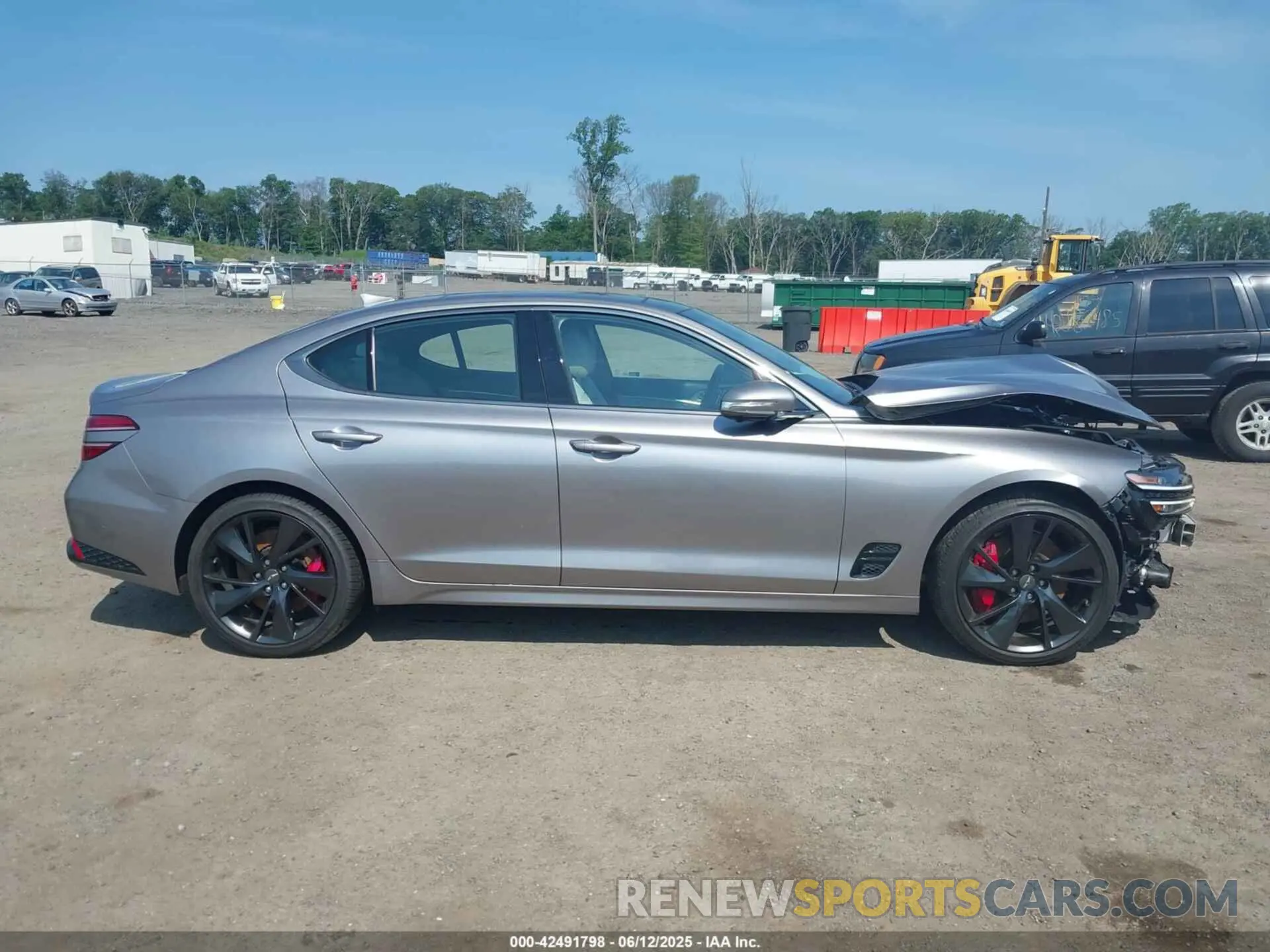 14 Photograph of a damaged car KMTG54TE8PU105680 GENESIS G70 2023