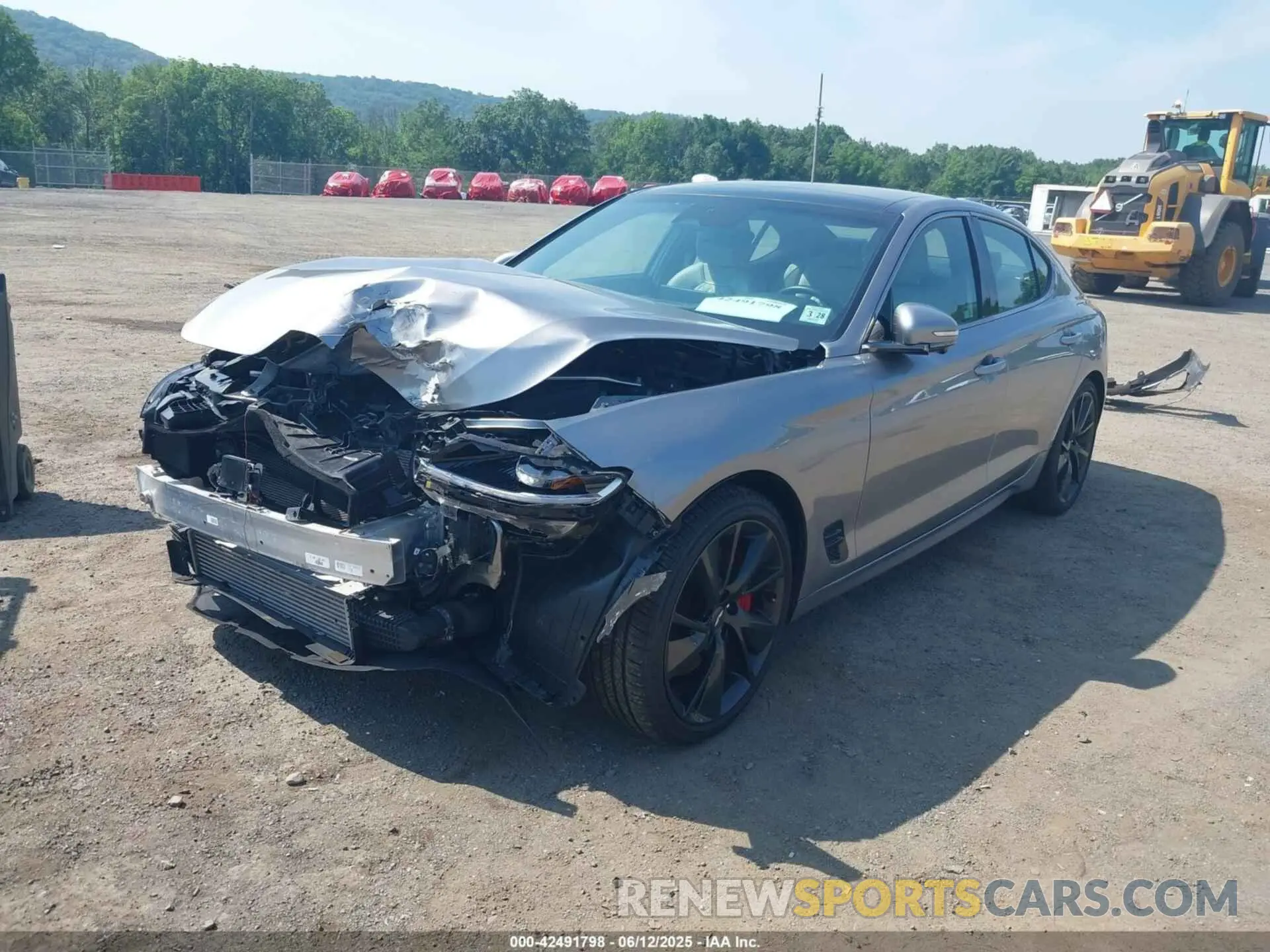 2 Photograph of a damaged car KMTG54TE8PU105680 GENESIS G70 2023