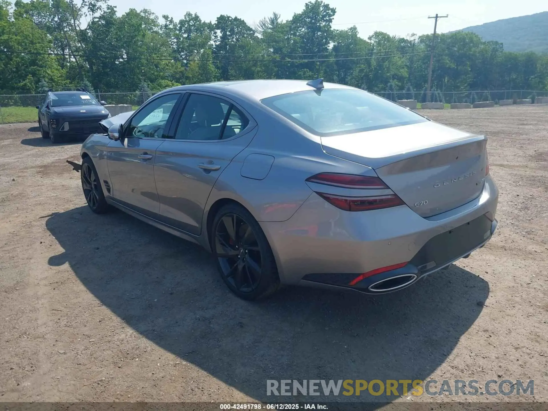 3 Photograph of a damaged car KMTG54TE8PU105680 GENESIS G70 2023